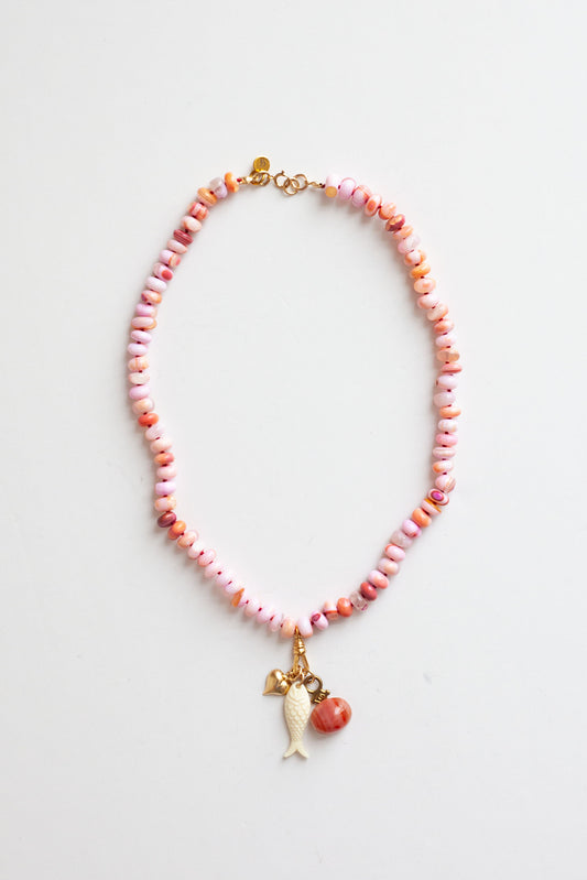 Sardine Necklace - White