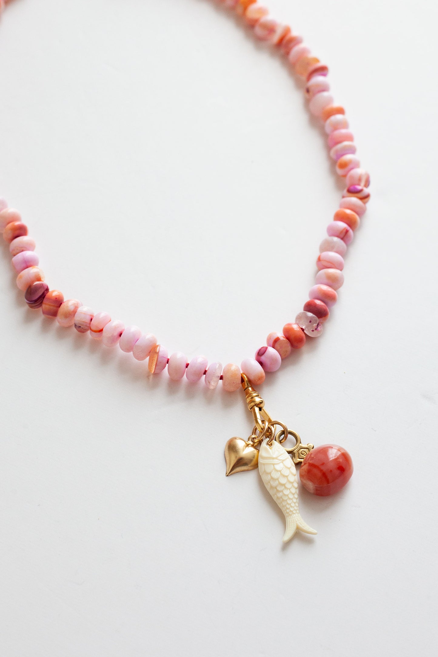 Sardine Necklace - White