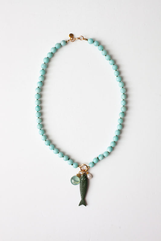 Sardine Necklace - Army Green