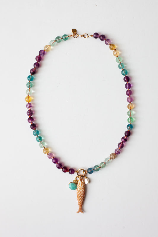 Sardine Necklace - Beige