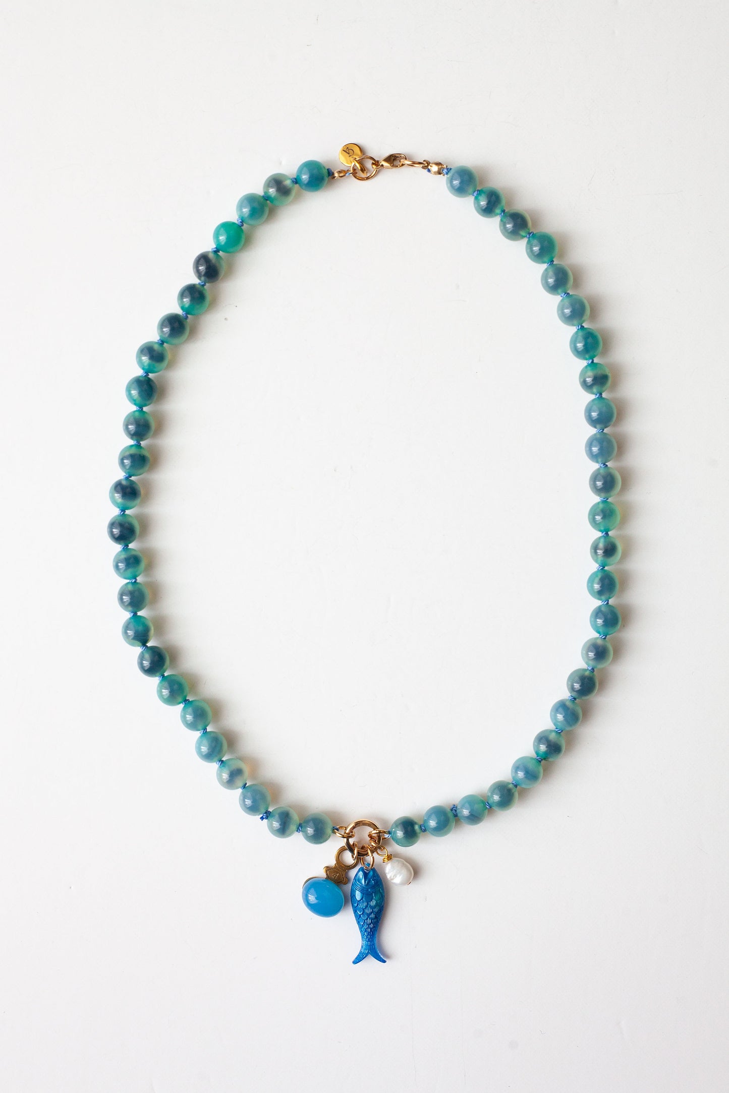 Sardine Necklace - Capri Blue