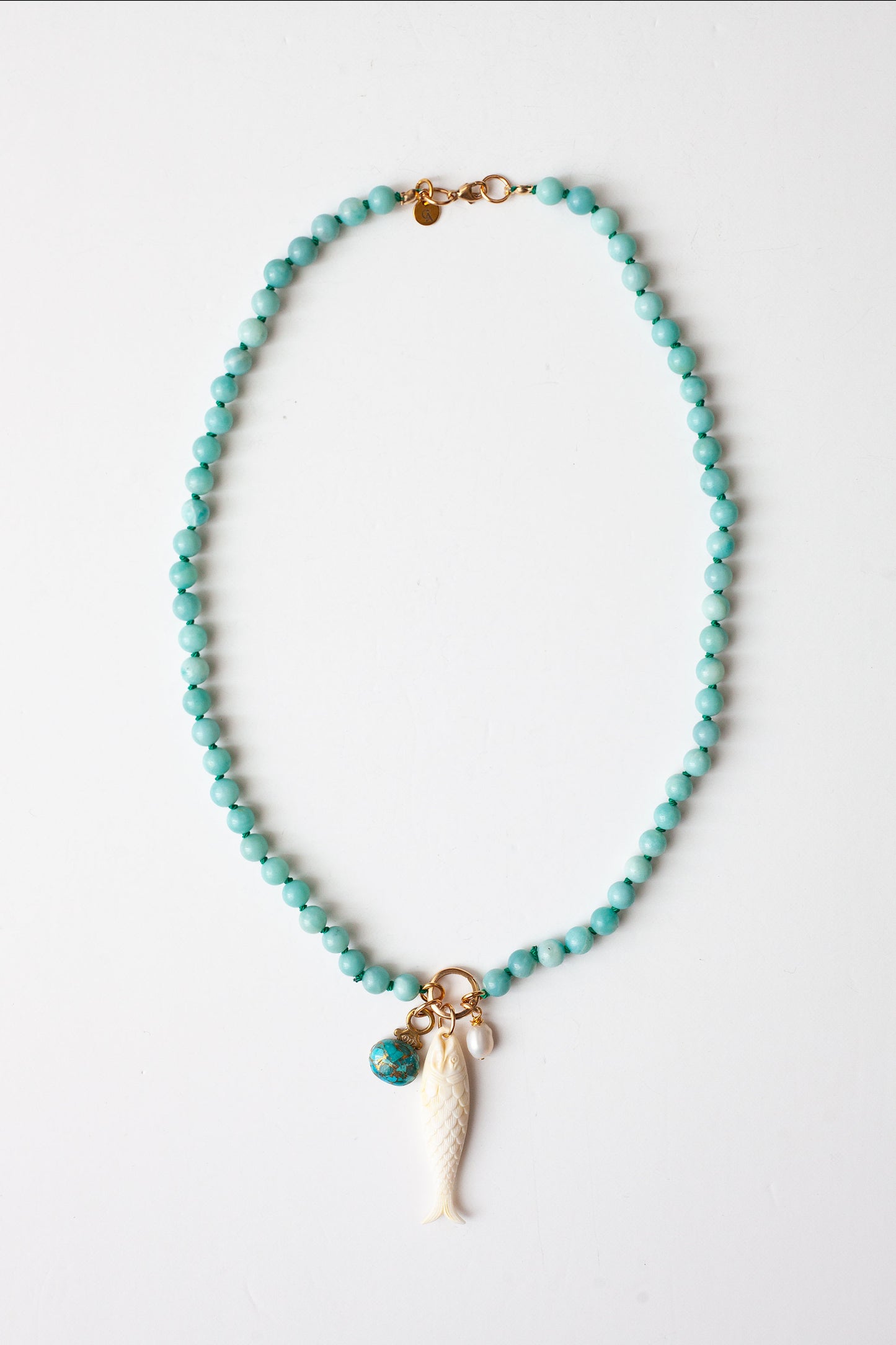 Sardine Necklace - Creamy White