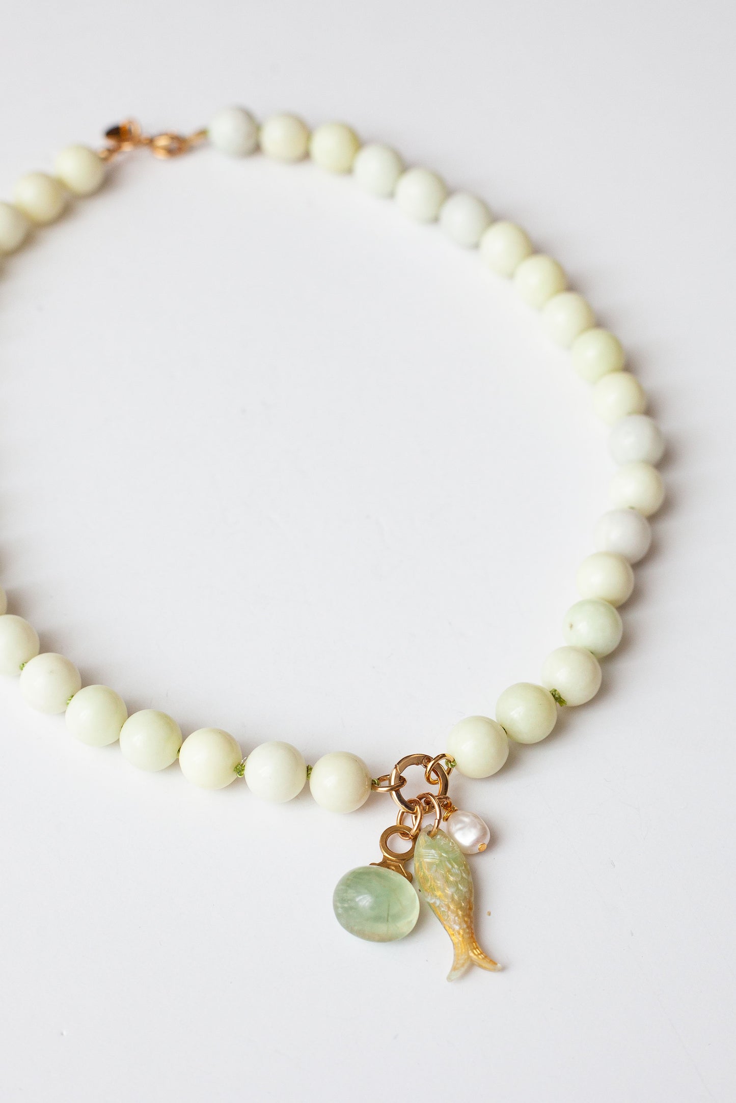 Sardine Necklace - Sage Green
