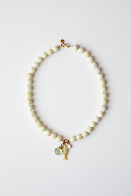Sardine Necklace - Sage Green