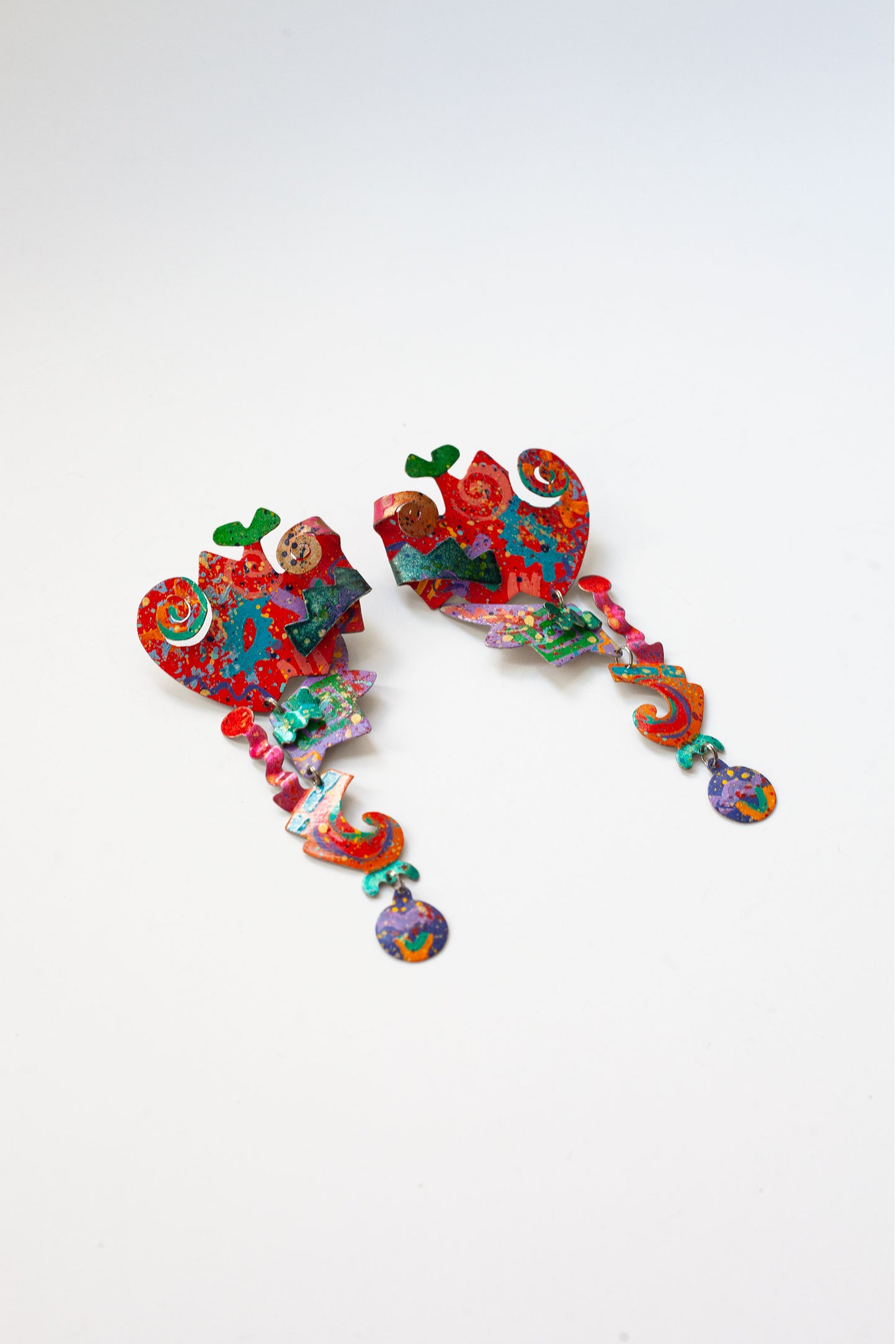 Vintage Hand Cut Earrings