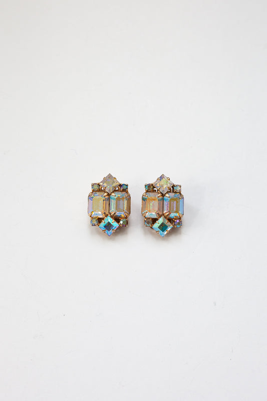 Vintage Aurora Borealis Earrings