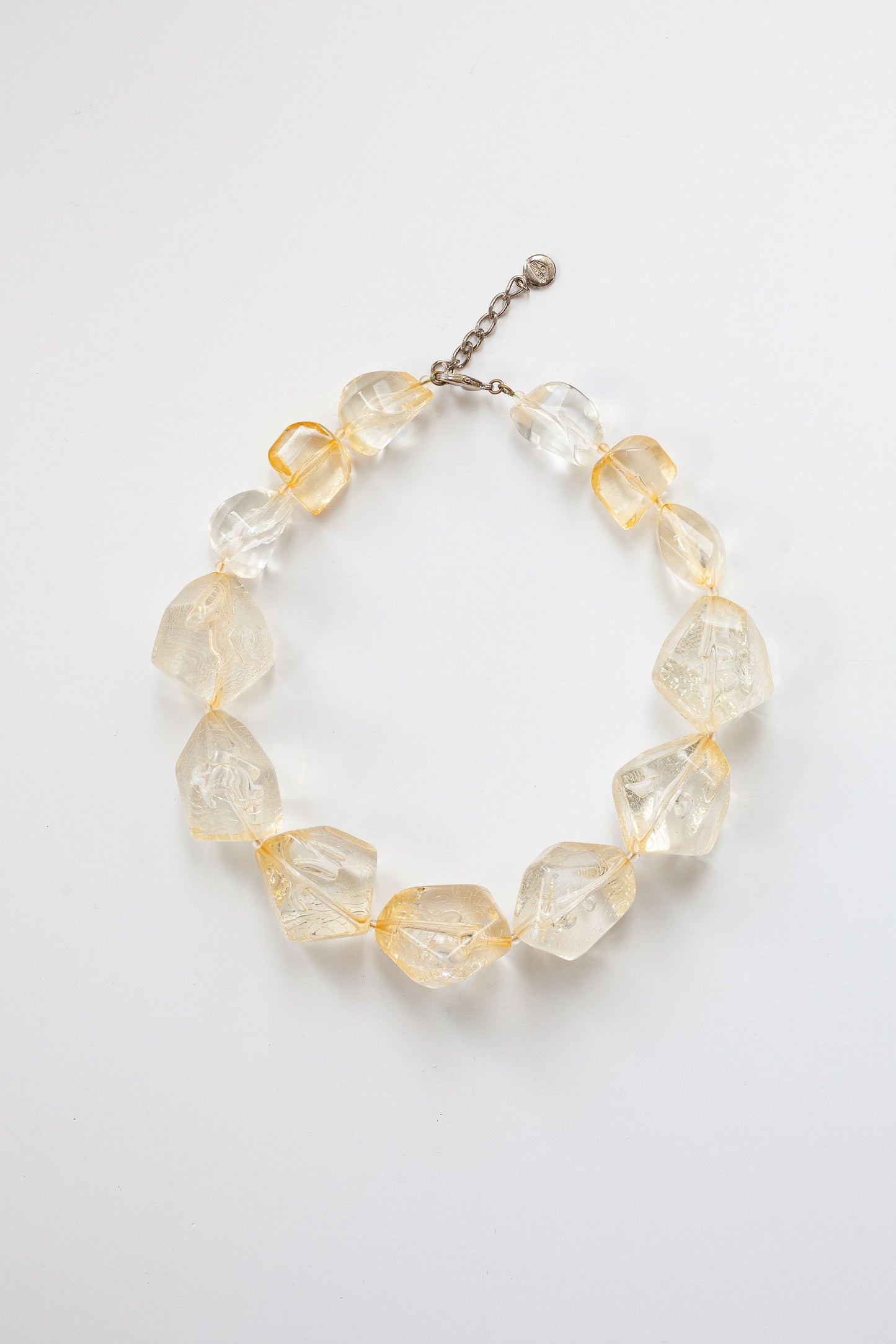 Vintage Designer Chunky Lucite Necklace