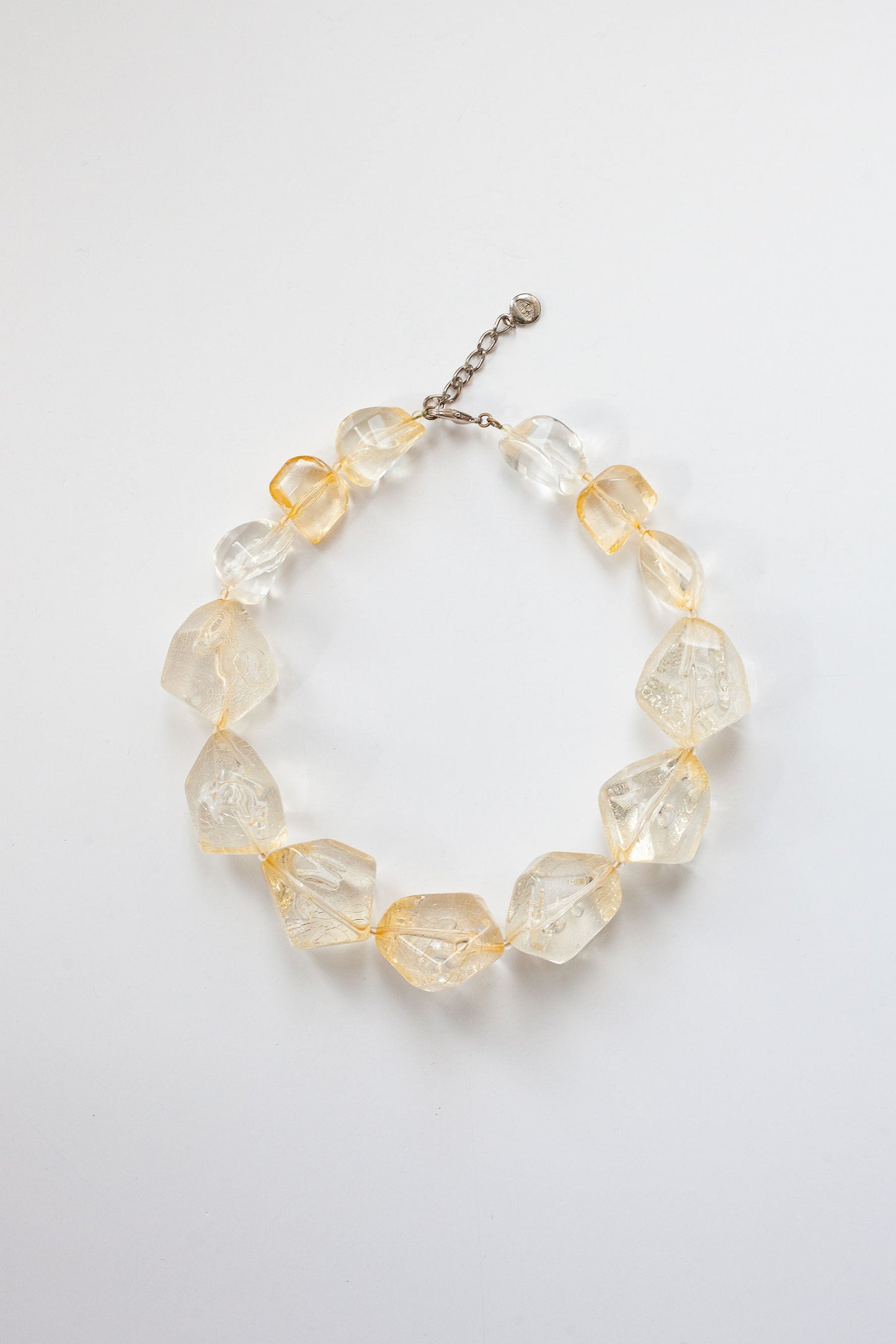 Vintage Designer Chunky Lucite Necklace