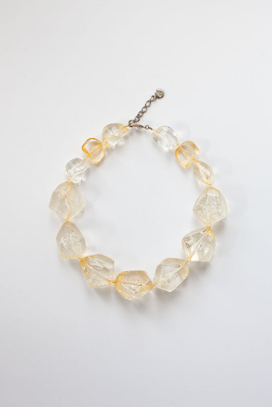 Vintage Designer Chunky Lucite Necklace