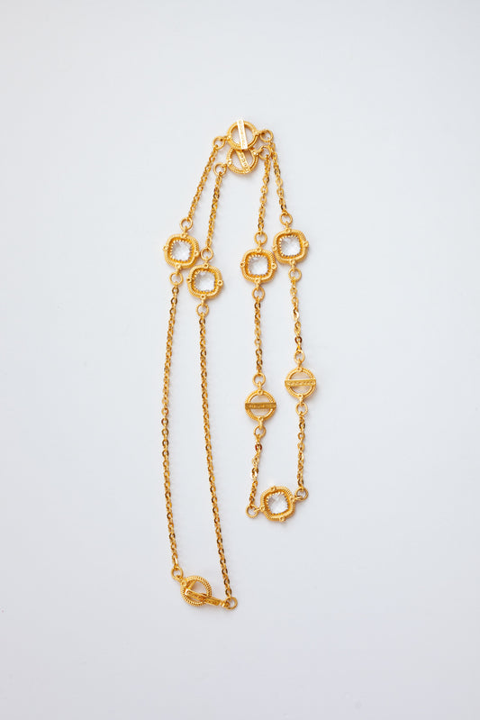 Vintage Designer Gold Chain Necklace
