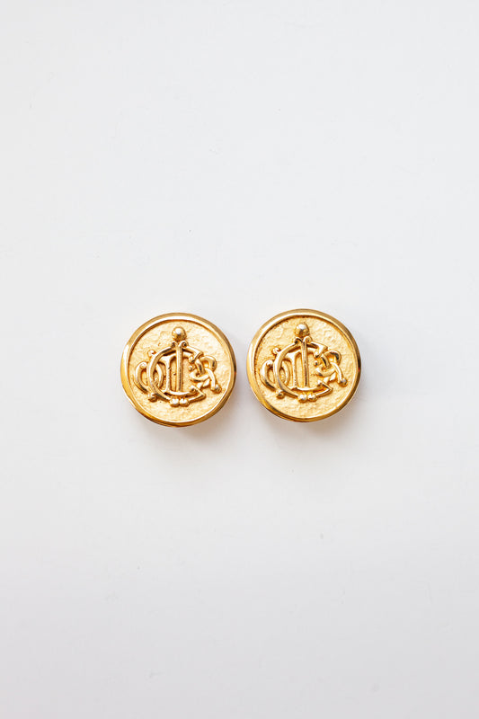 Vintage Monogram Earrings