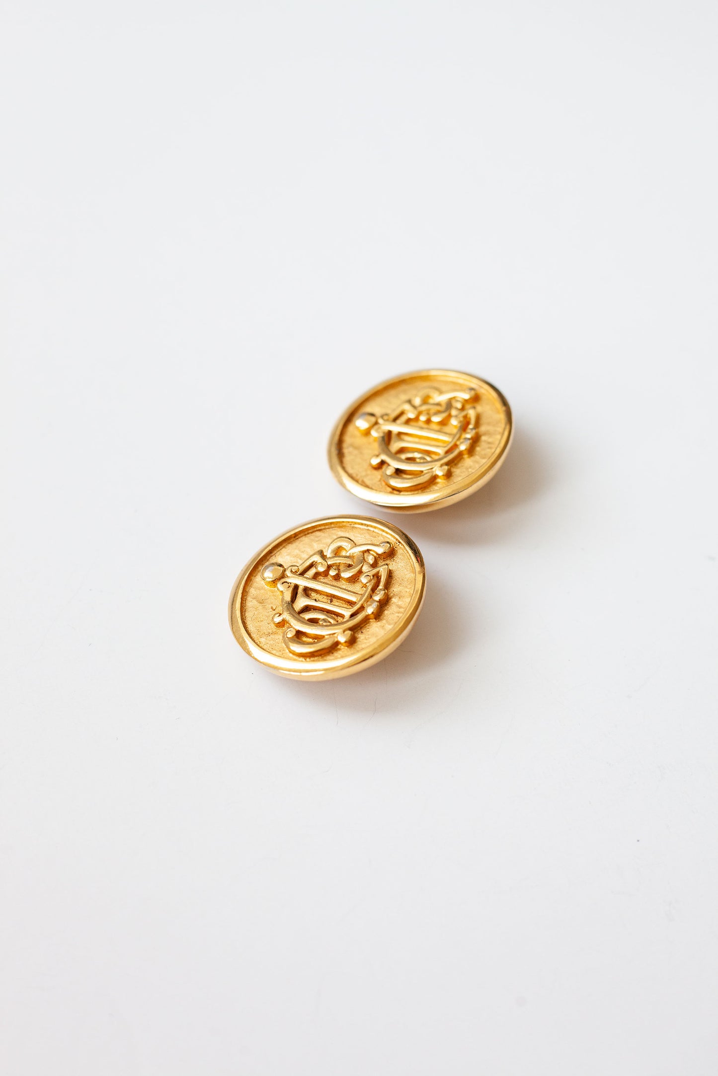 Vintage Monogram Earrings