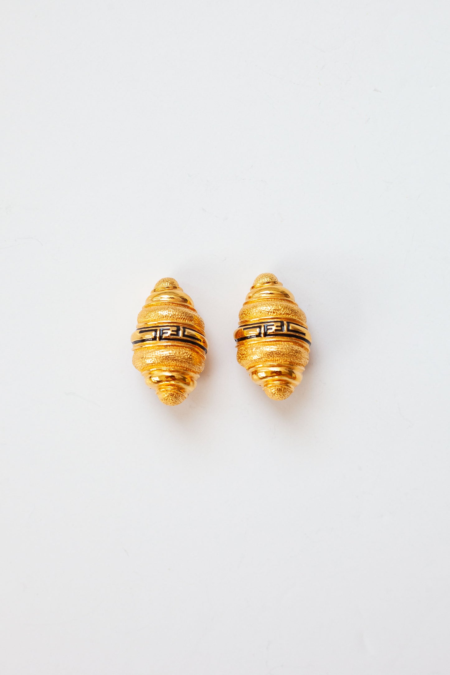 Vintage Designer Shell Earrings