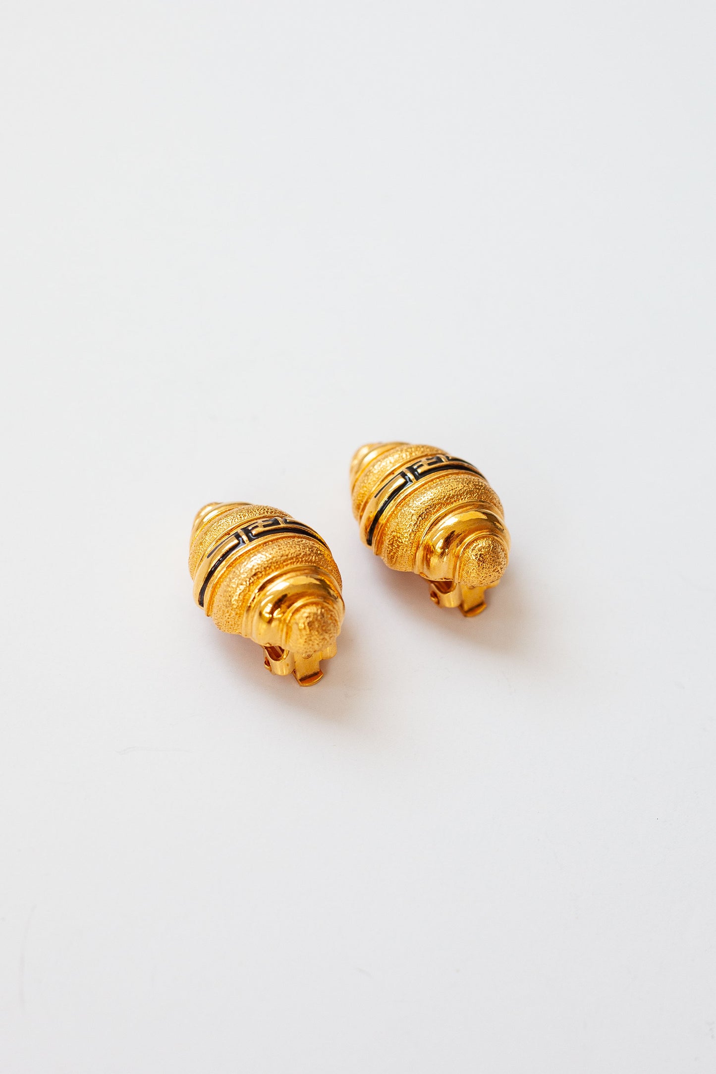 Vintage Designer Shell Earrings