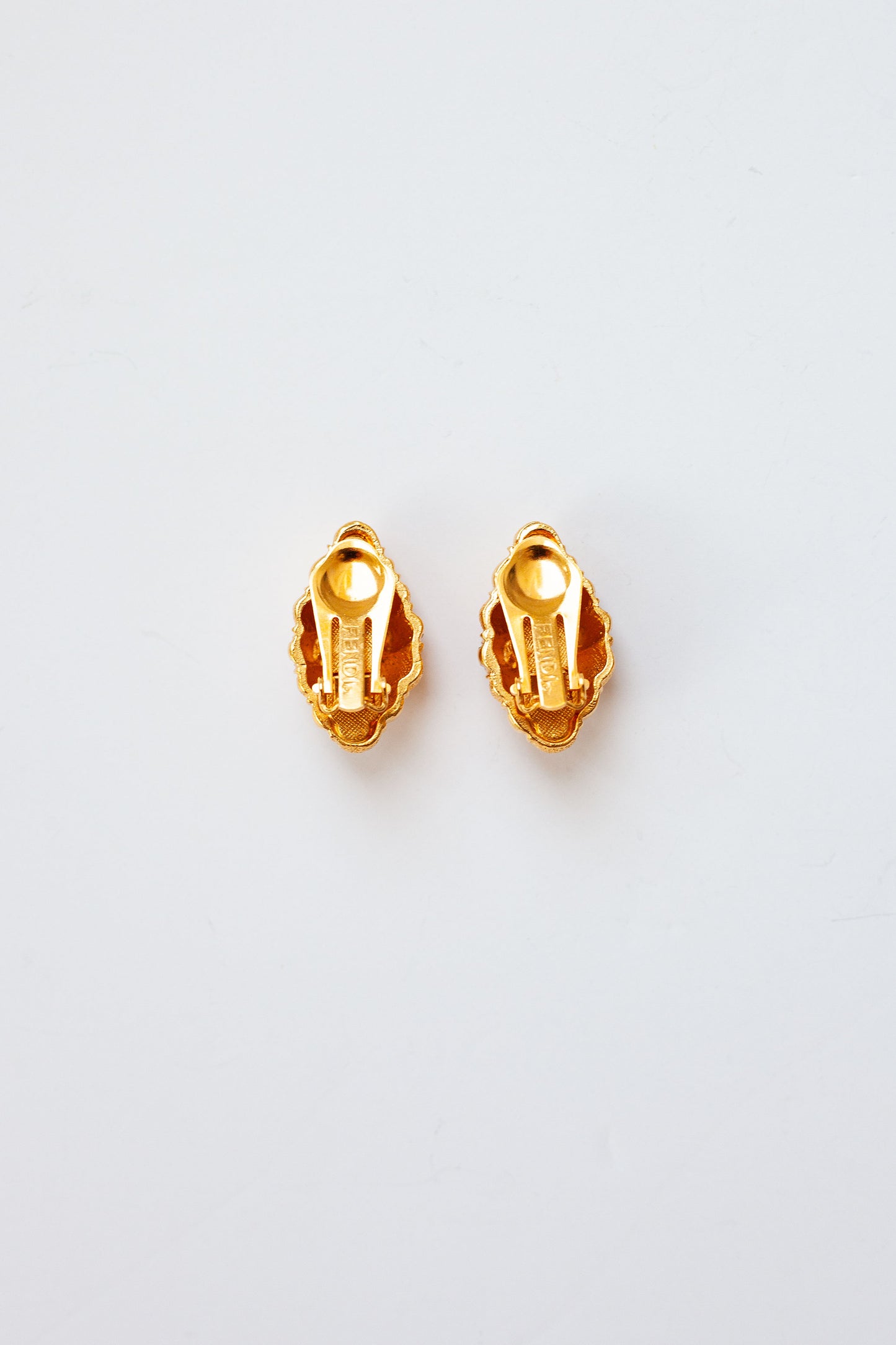 Vintage Designer Shell Earrings