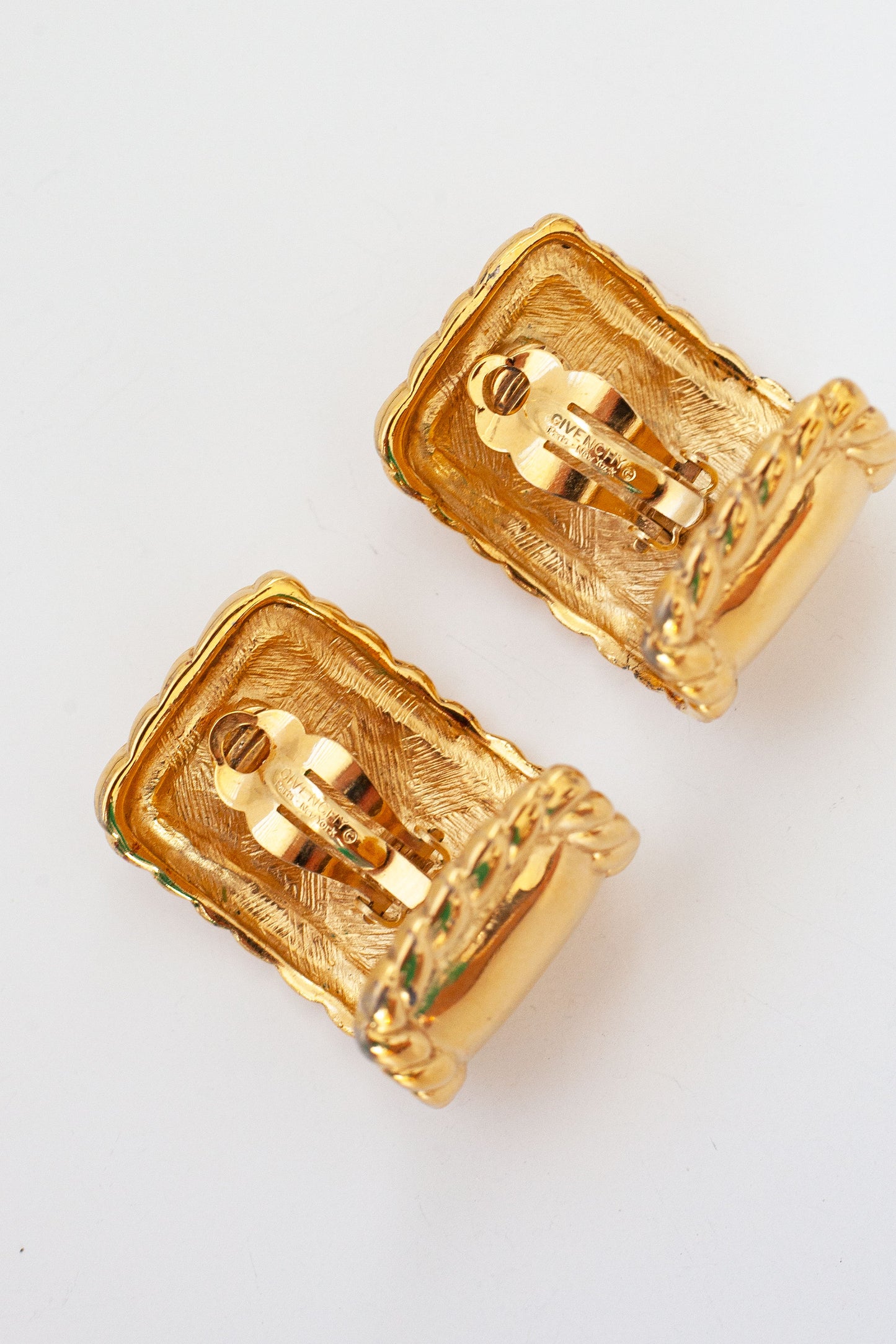 Vintage Designer Half Hoop Earrings