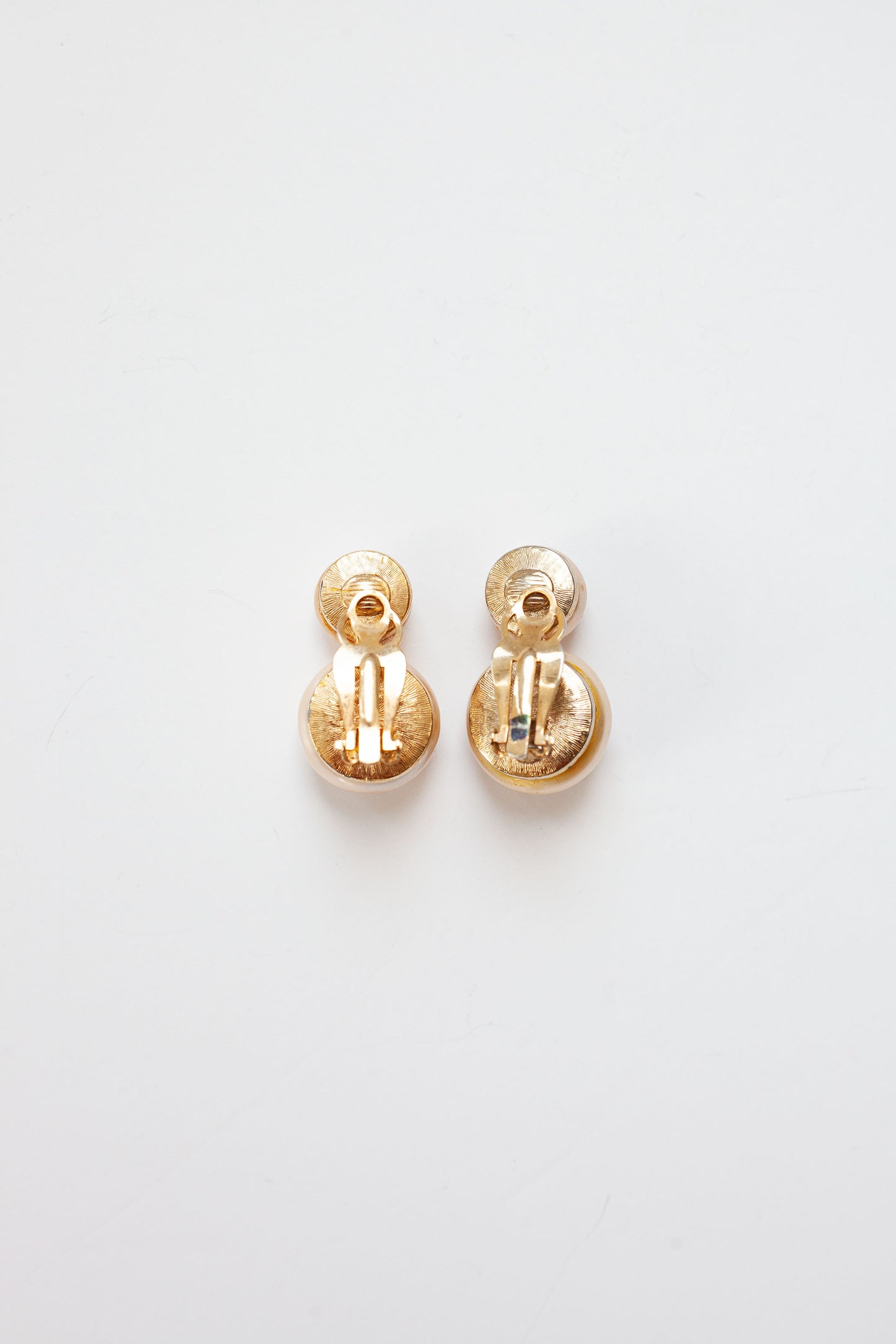 Vintage Double Pearl Earrings