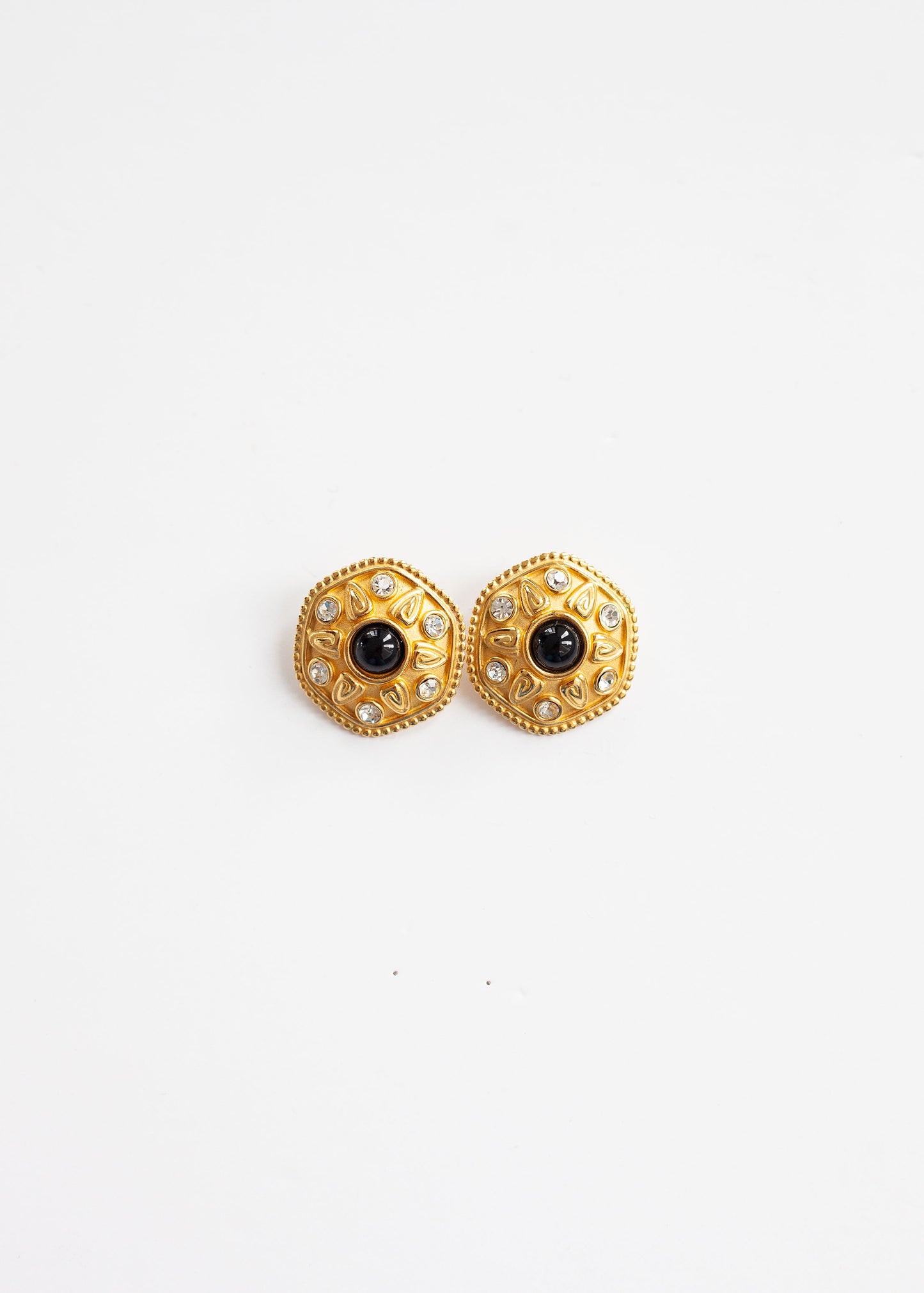 Vintage Etruscan Style Earrings