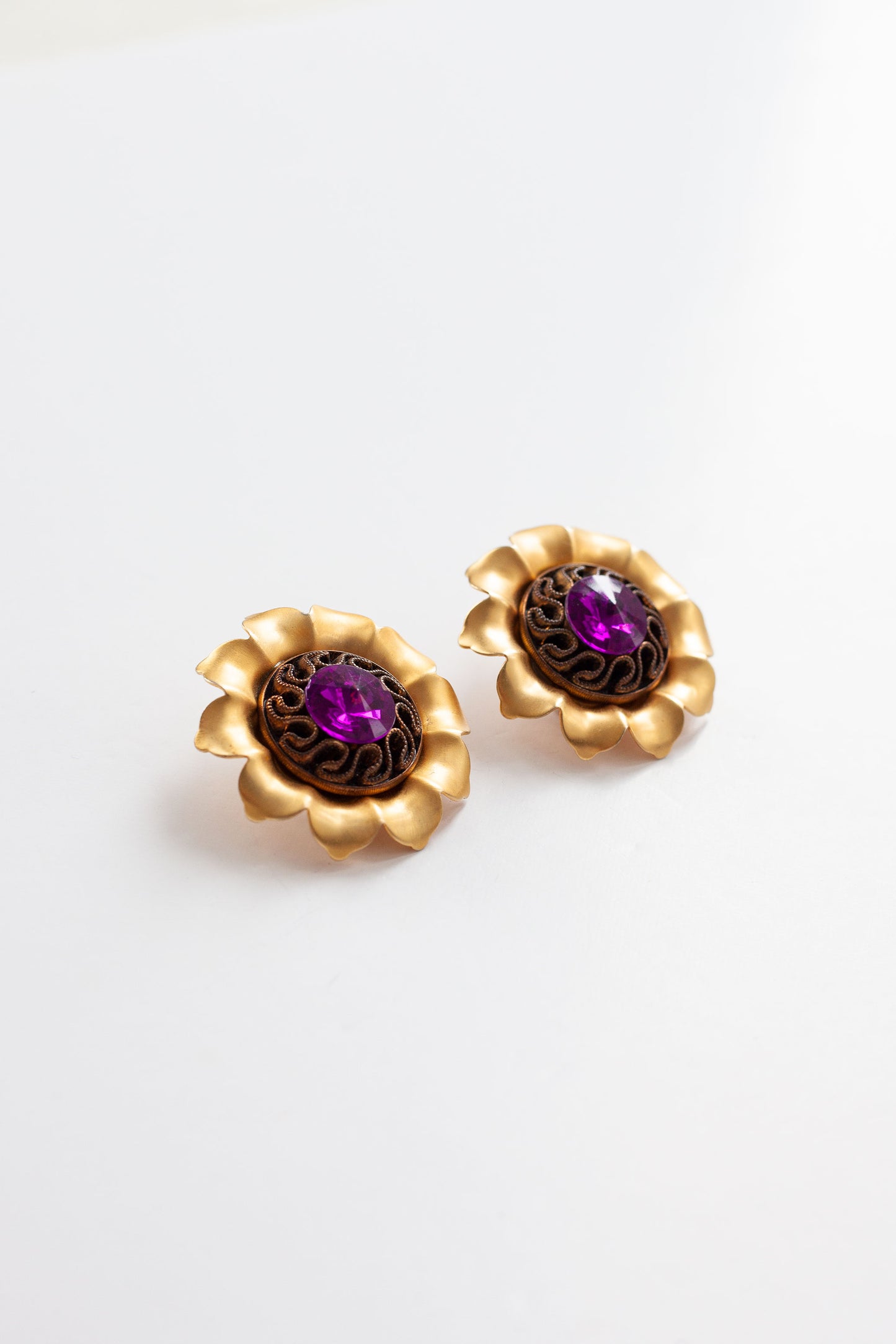 Vintage Flower Earrings