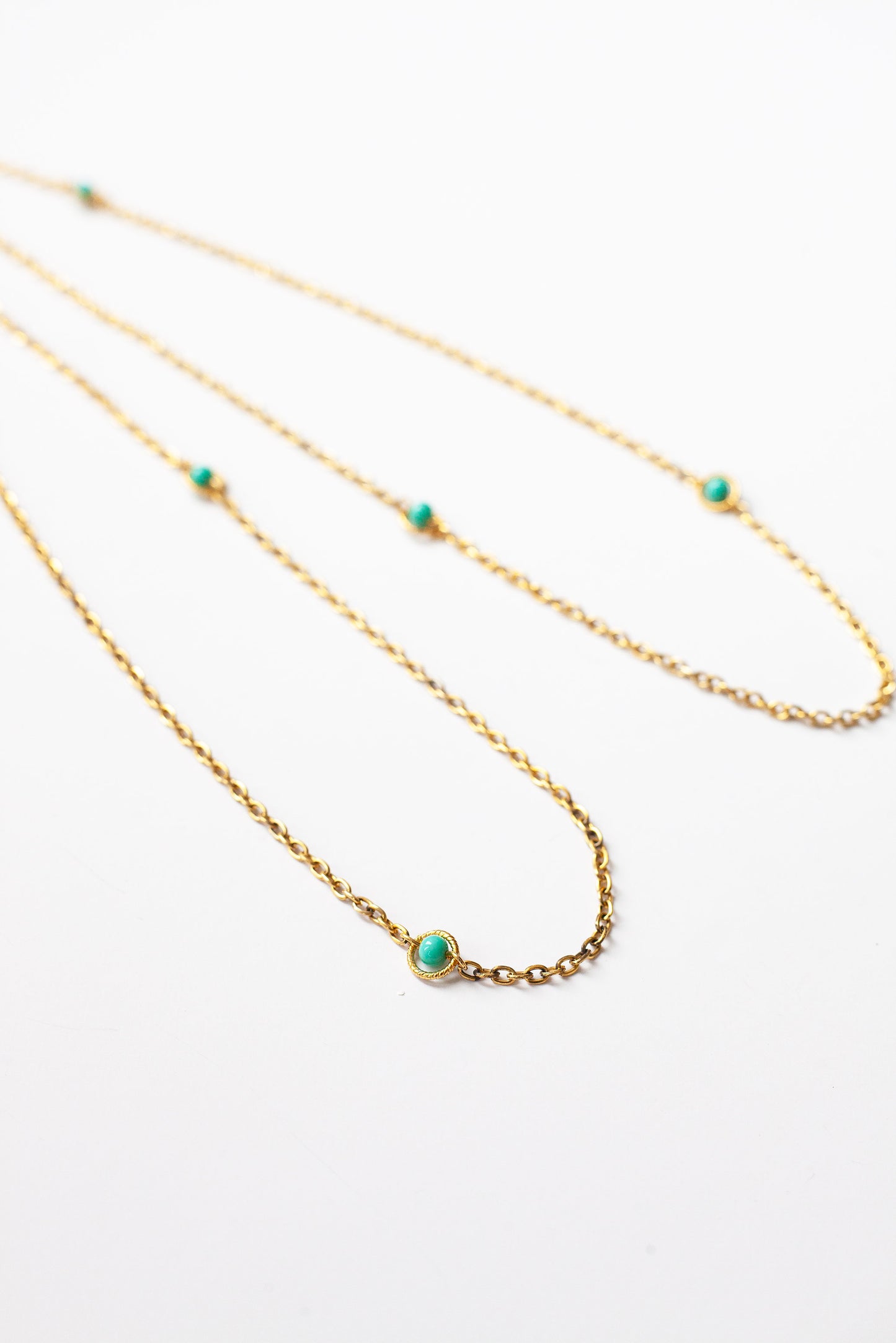Vintage Long Thin Necklace