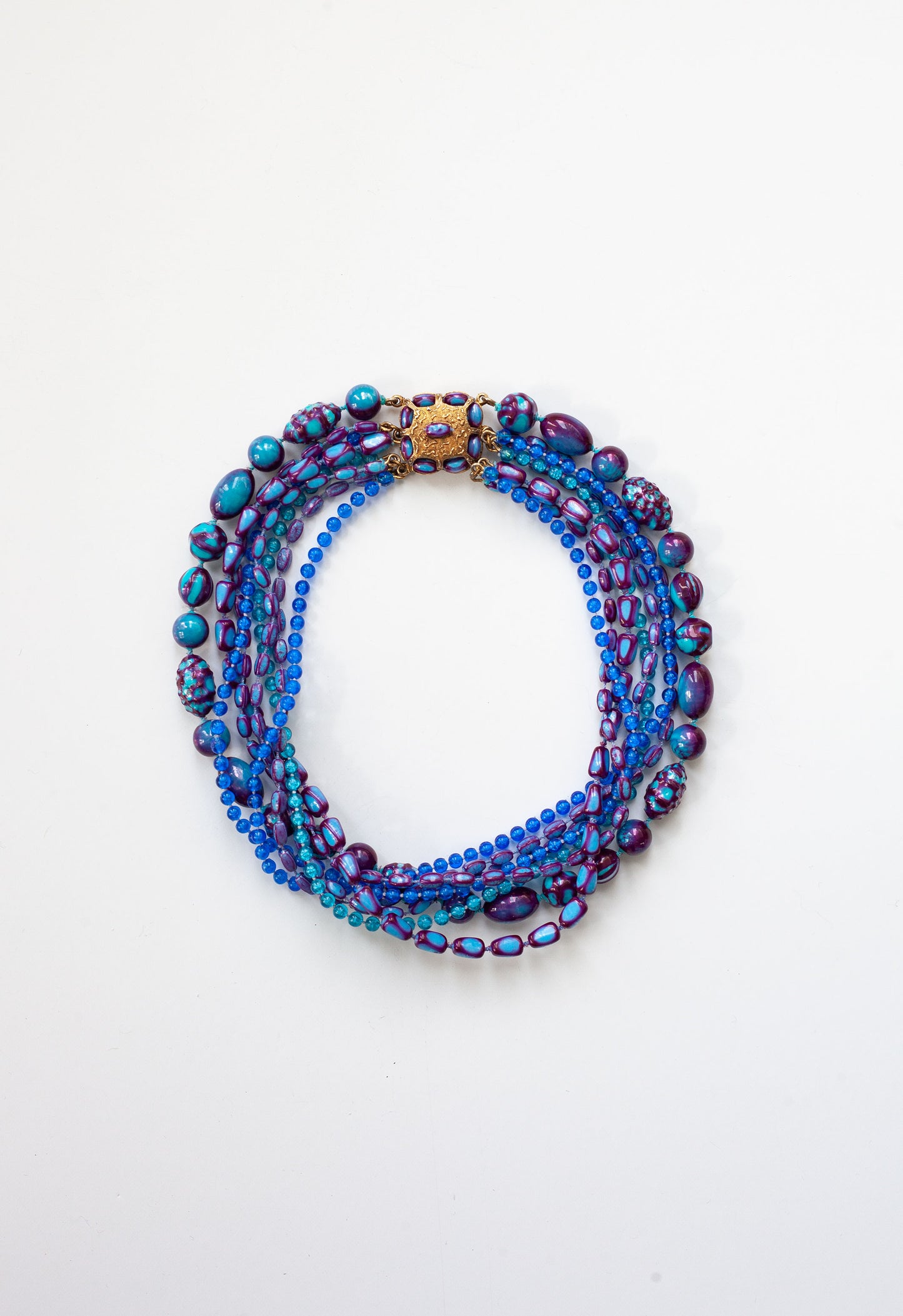 Vintage Multi-Strand Beaded Necklace