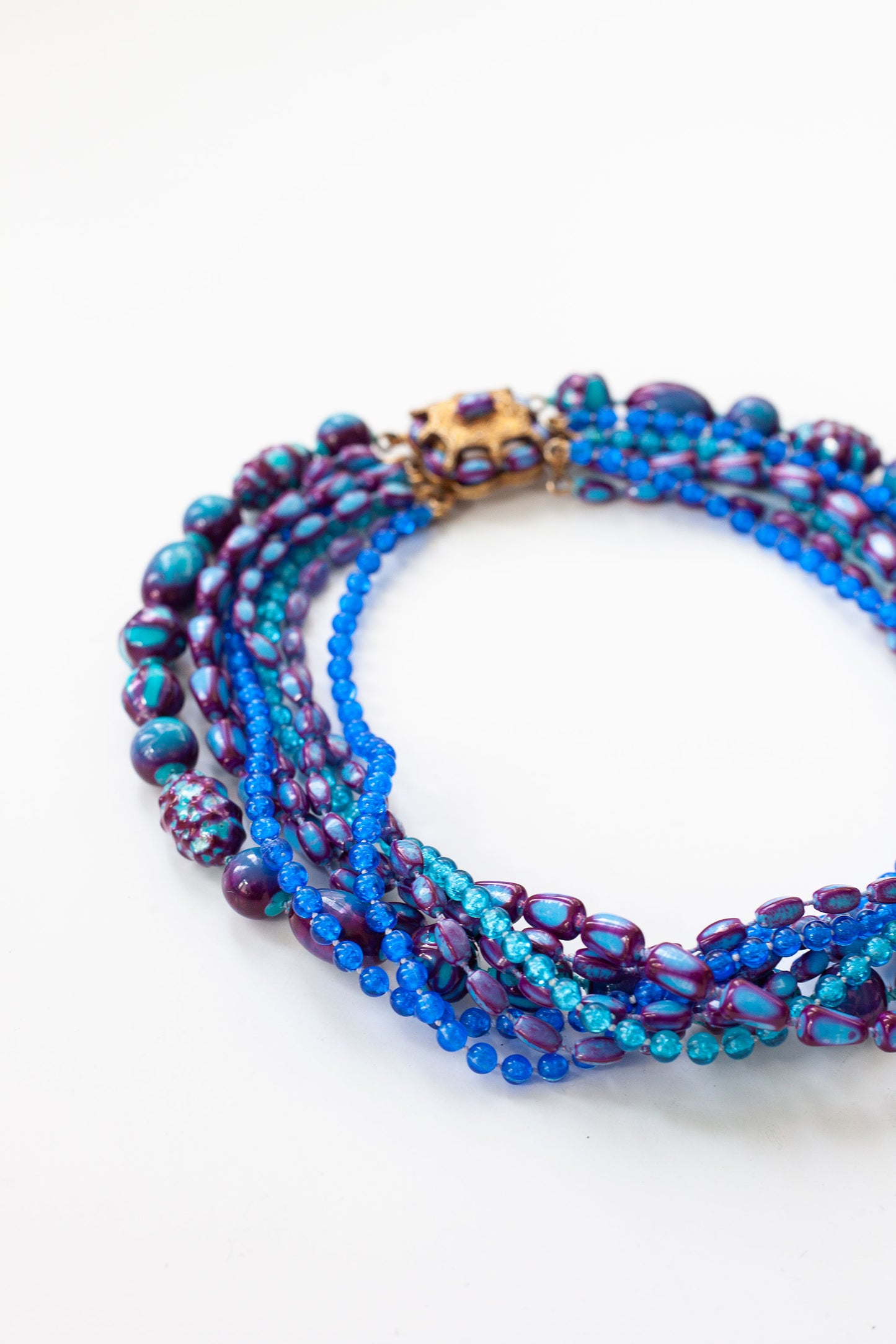 Vintage Multi-Strand Beaded Necklace