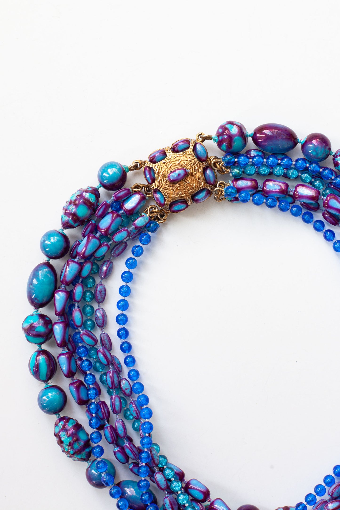 Vintage Multi-Strand Beaded Necklace