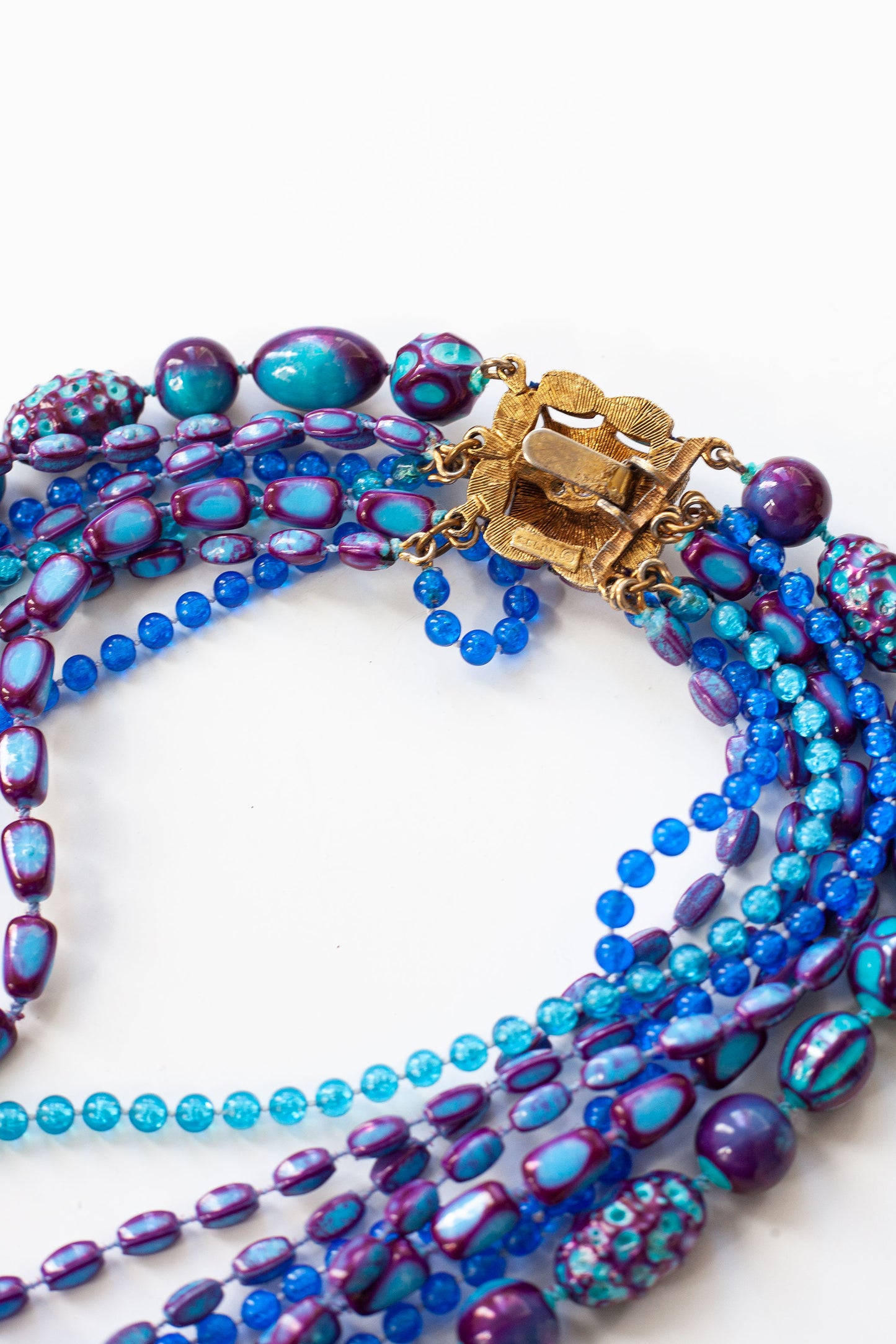 Vintage Multi-Strand Beaded Necklace