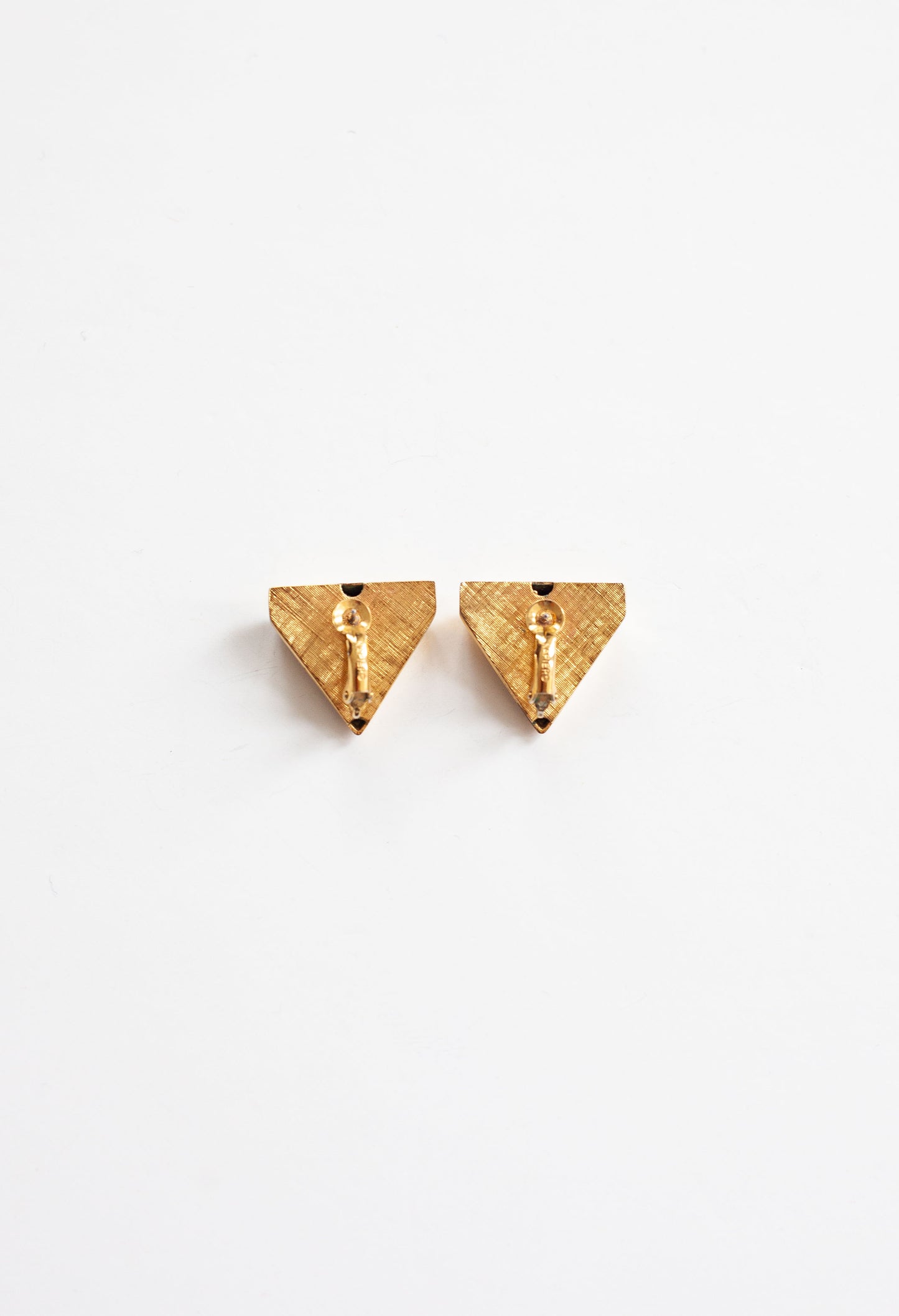 Vintage Red Enamel Earrings