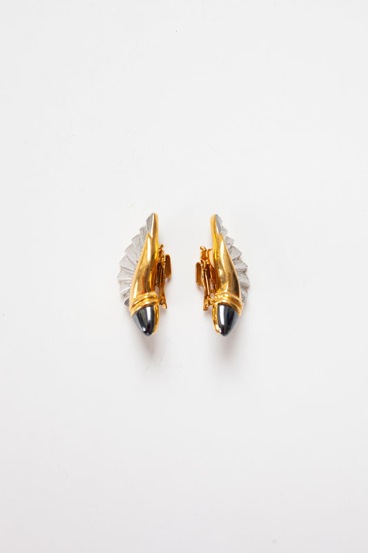Vintage Winged Ear-Climber Earrings
