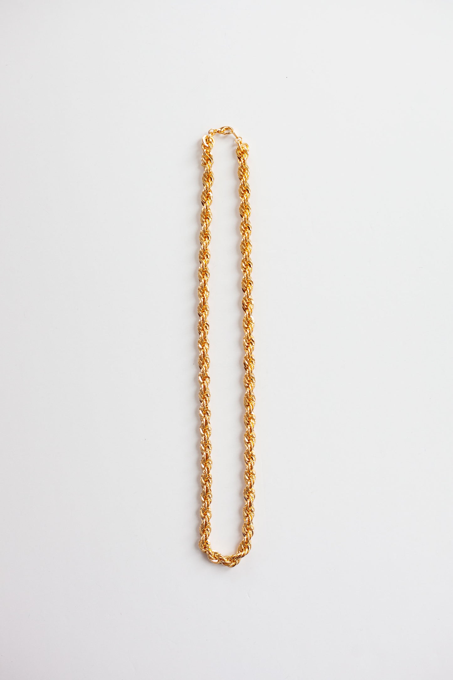 Vintage Twisted Rope Chain Necklace
