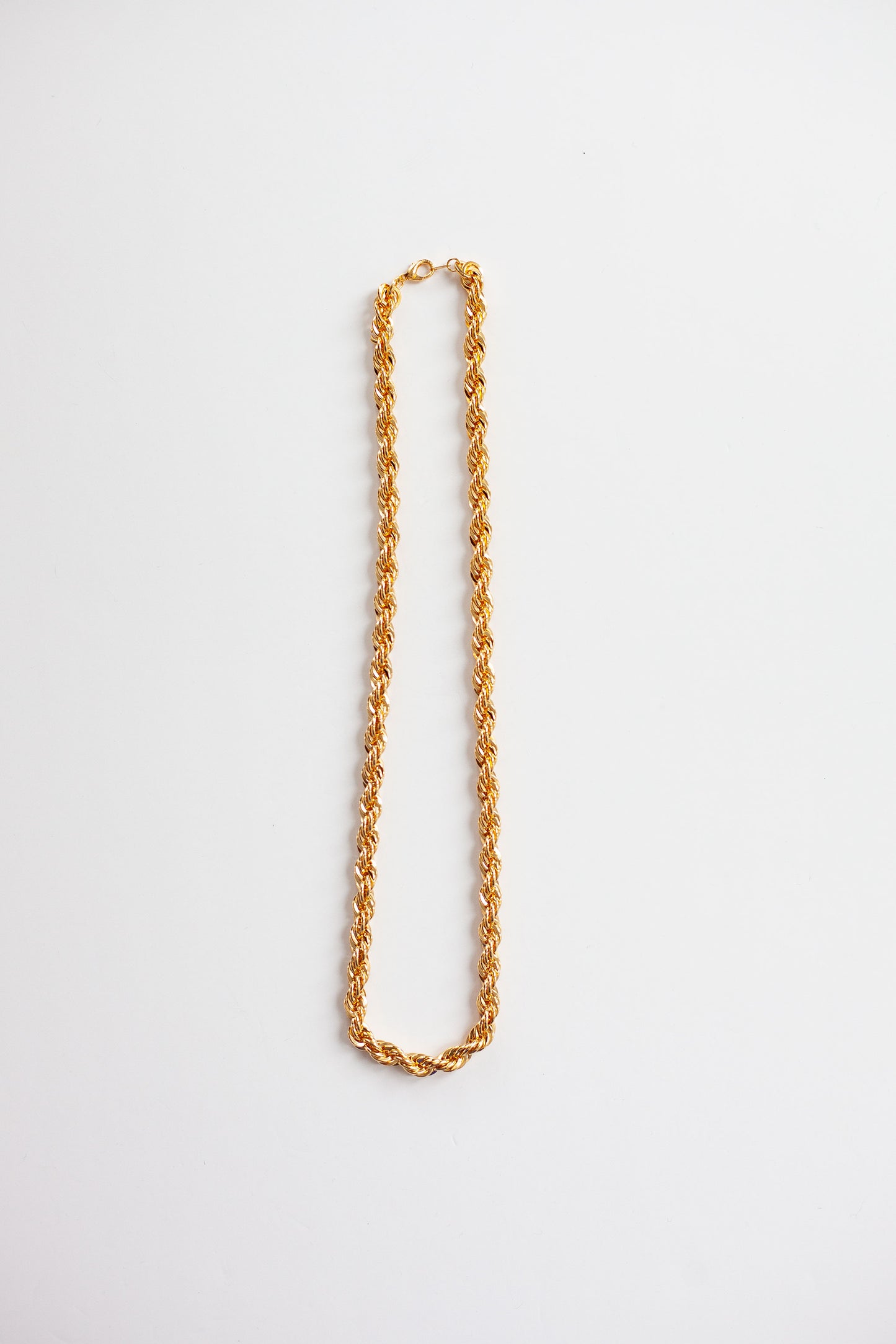 Vintage Twisted Rope Chain Necklace