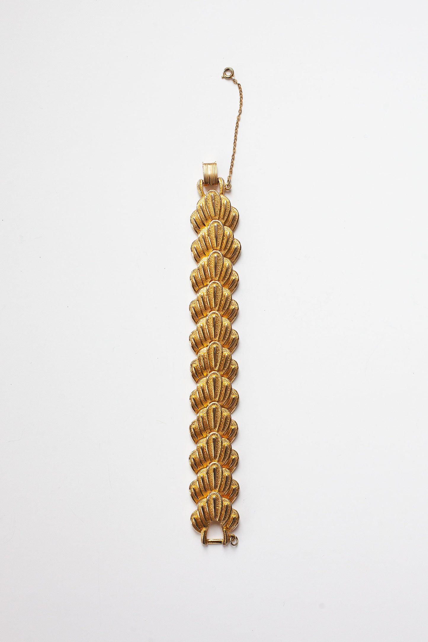 Vintage Wide Chain Link Bracelet