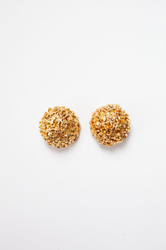 Vintage XL Textured Earrings