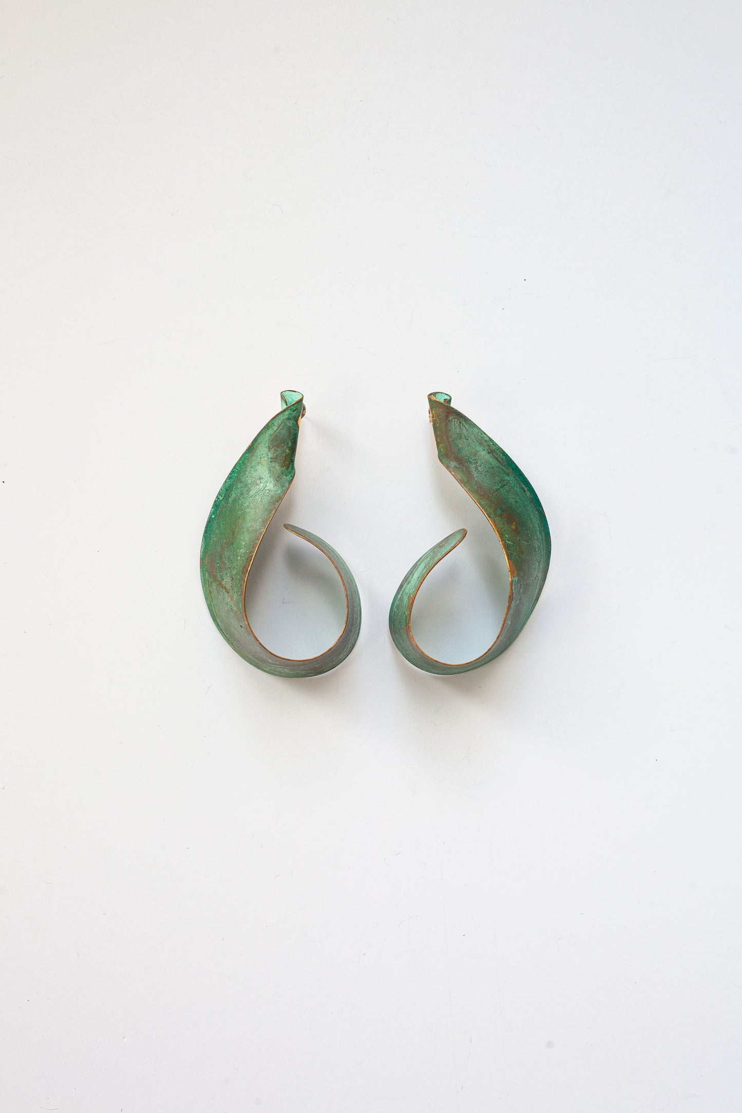 Vintage Twisted Metal Earrings