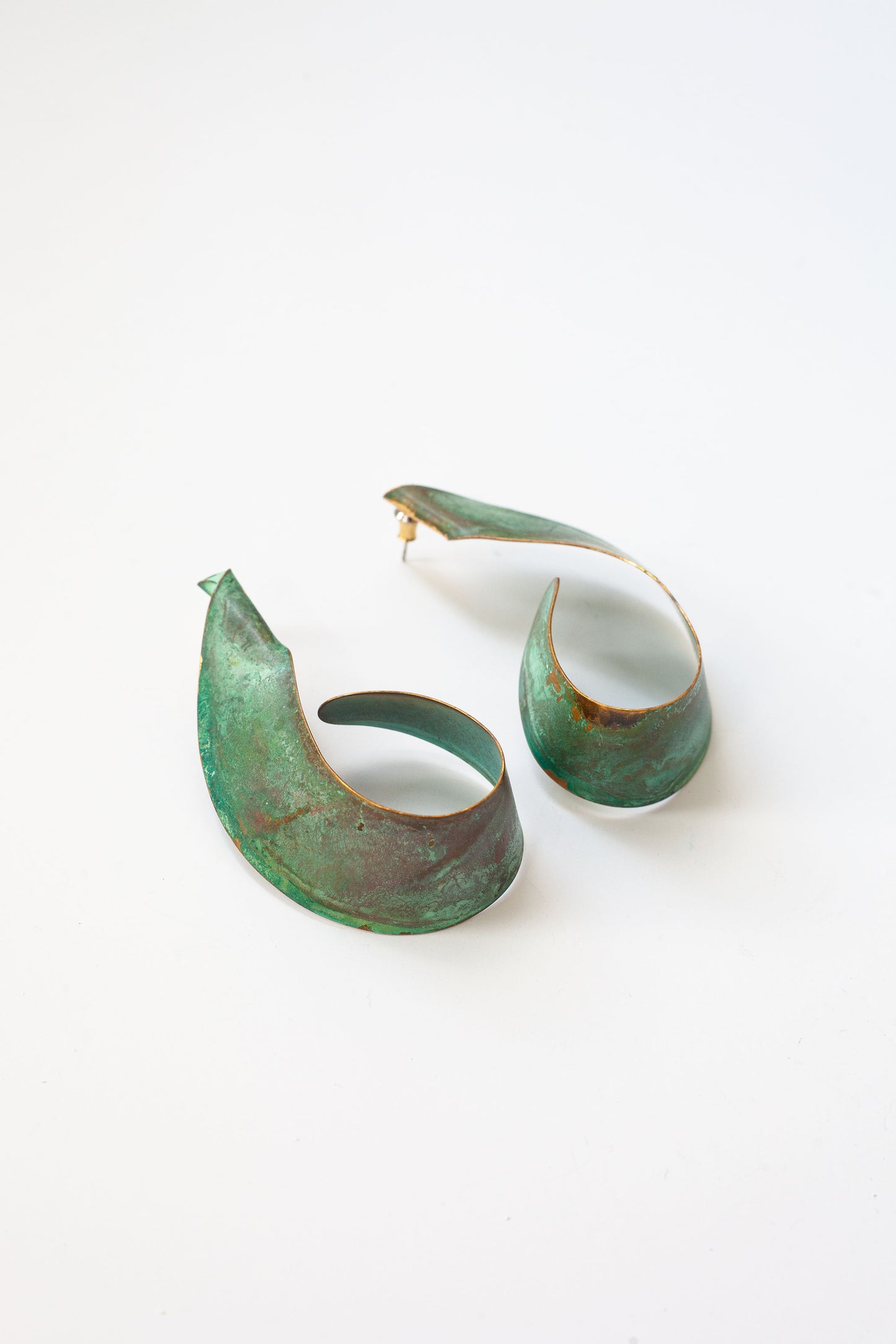 Vintage Twisted Metal Earrings