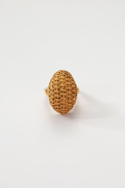 Vintage Basketweave Ring