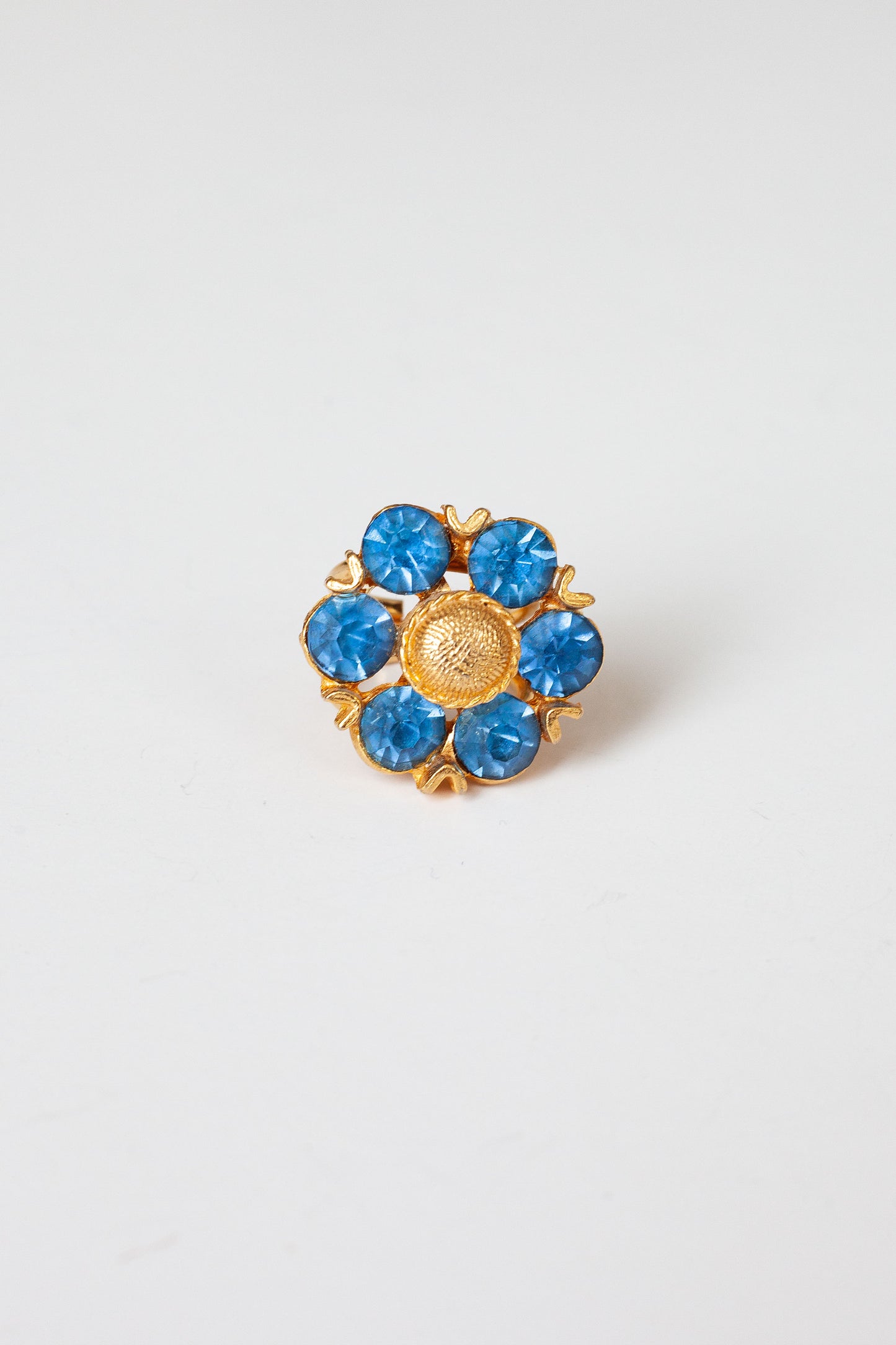Vintage Blue Cocktail Ring
