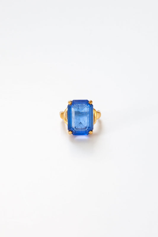 Vintage Blue Gemstone Ring