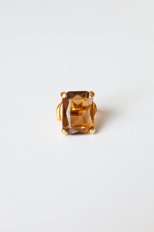 Vintage Smokey Quartz Cocktail Ring