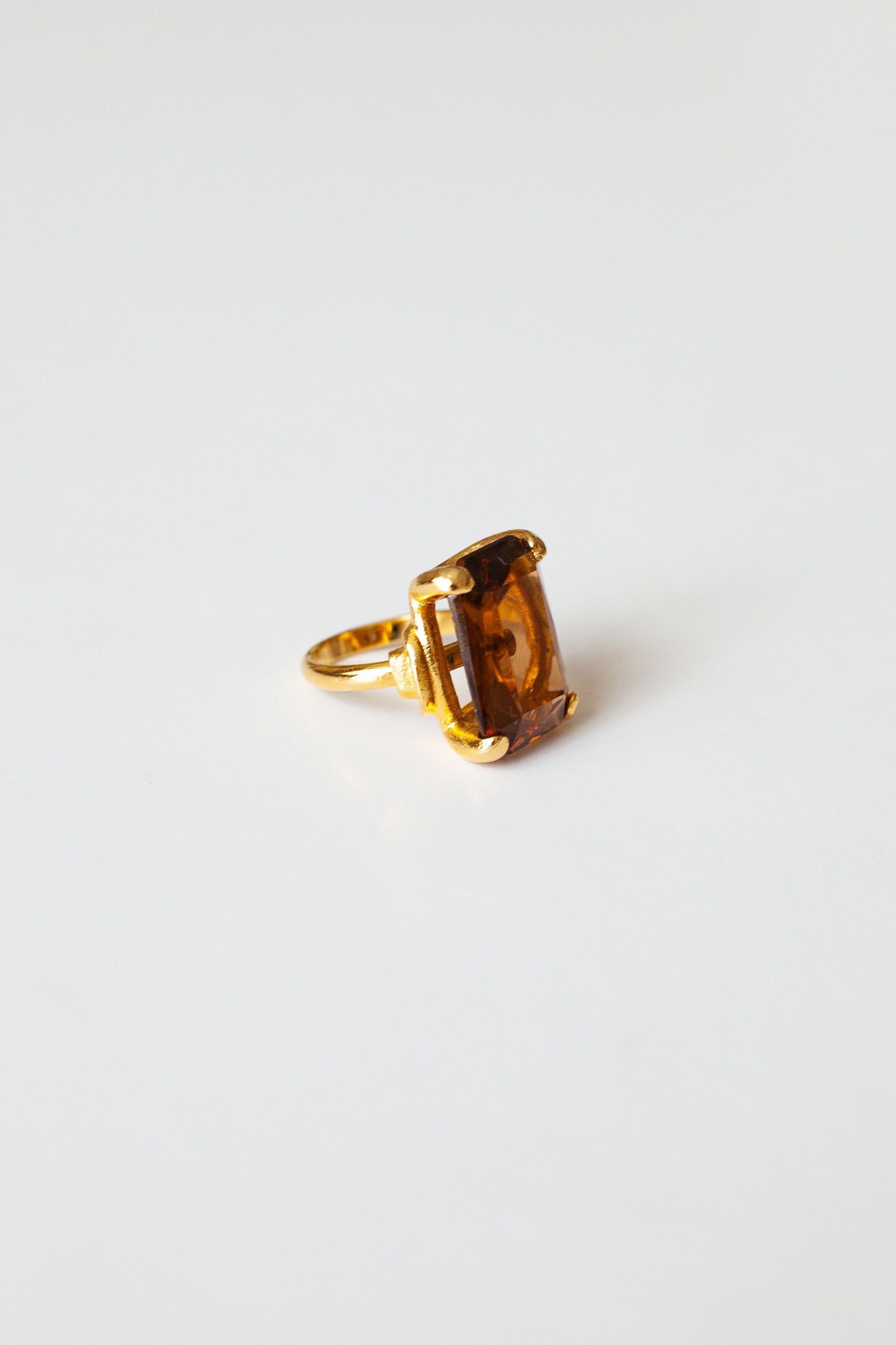 Vintage Smokey Quartz Cocktail Ring