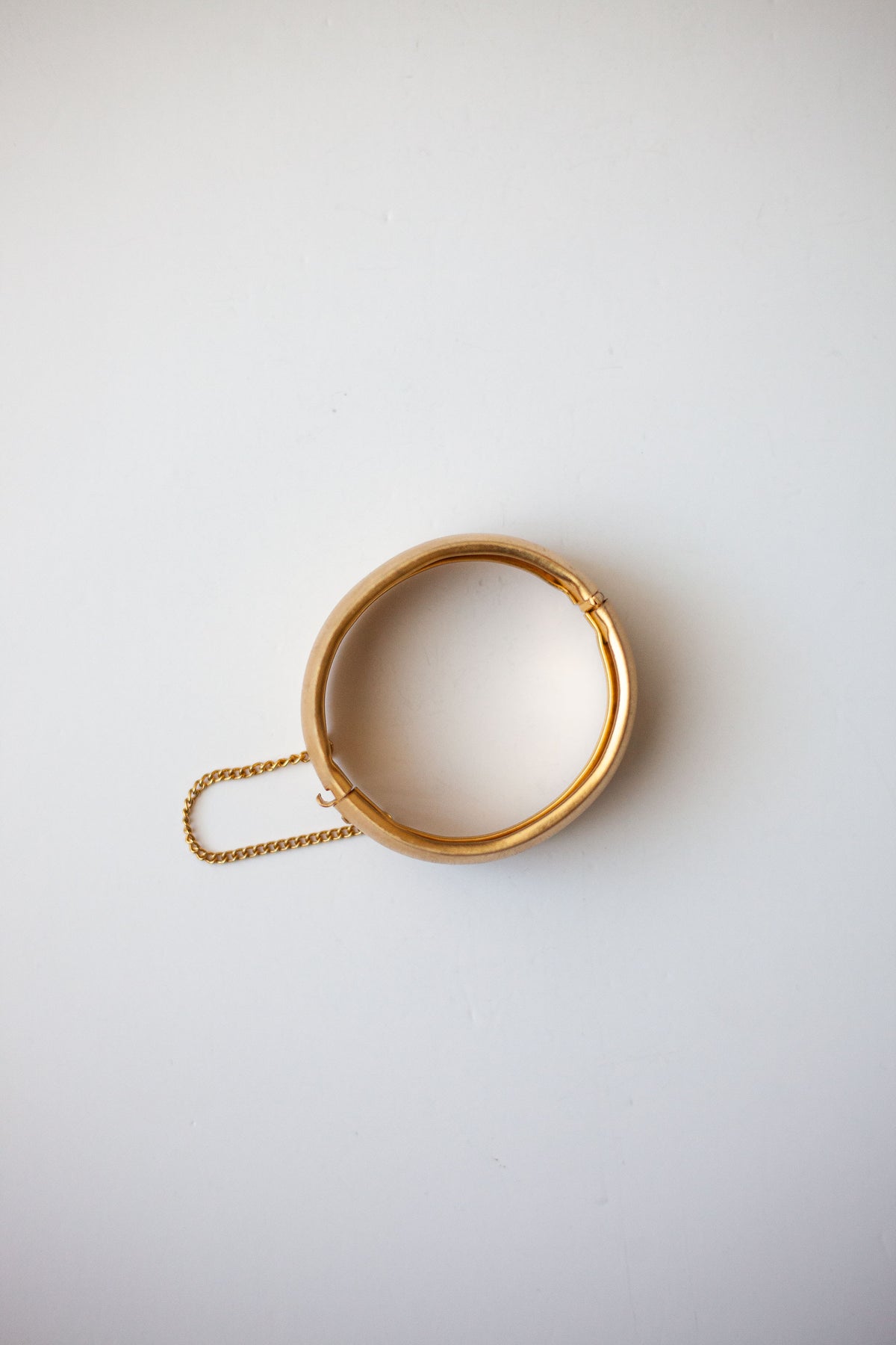 Vintage Brushed Gold Cuff Bracelet