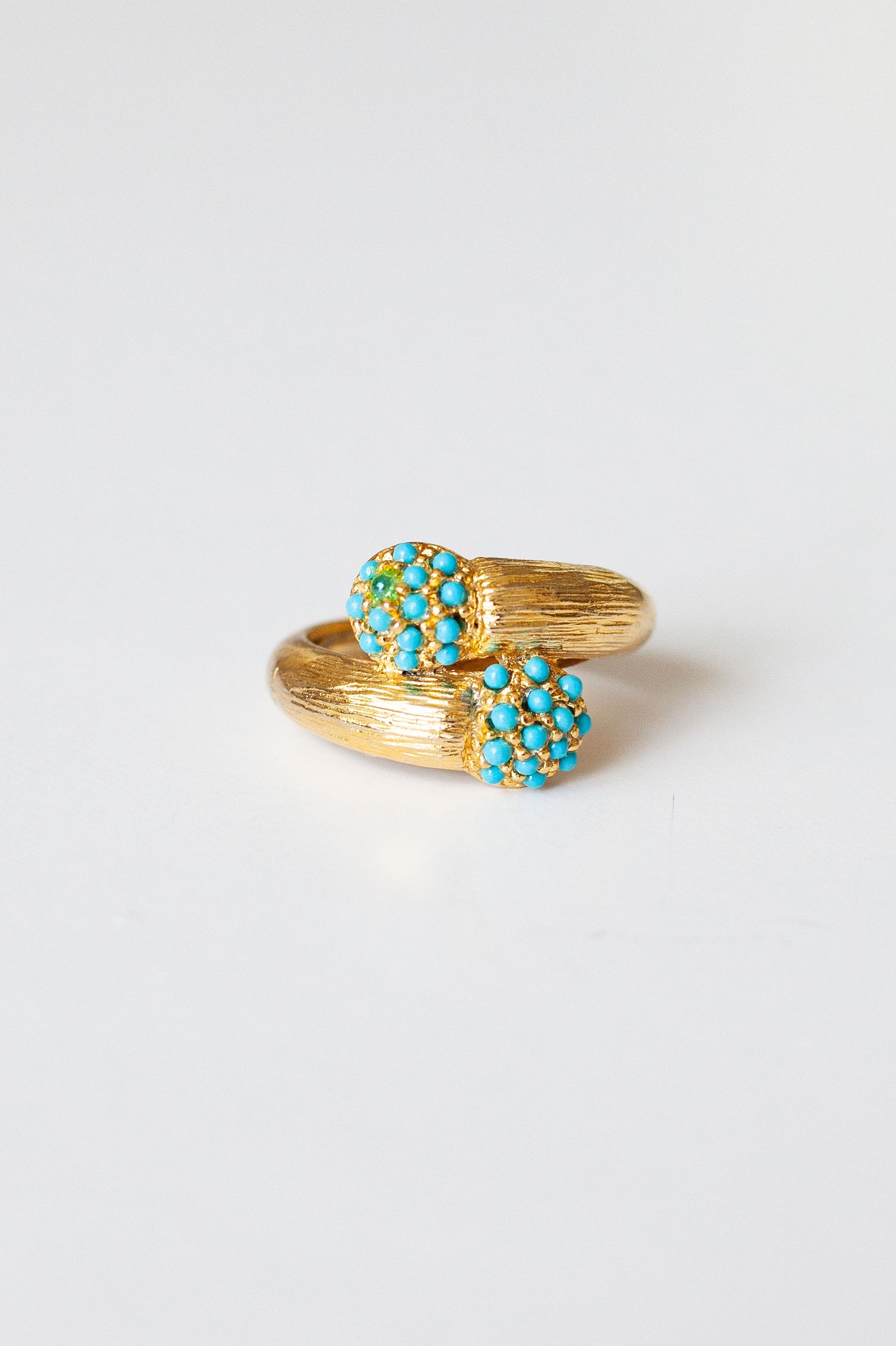 Vintage Bypass Mini Stone Ring