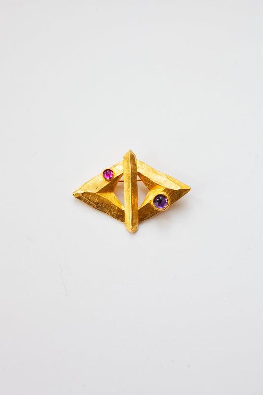 Vintage Cabachon Brooch