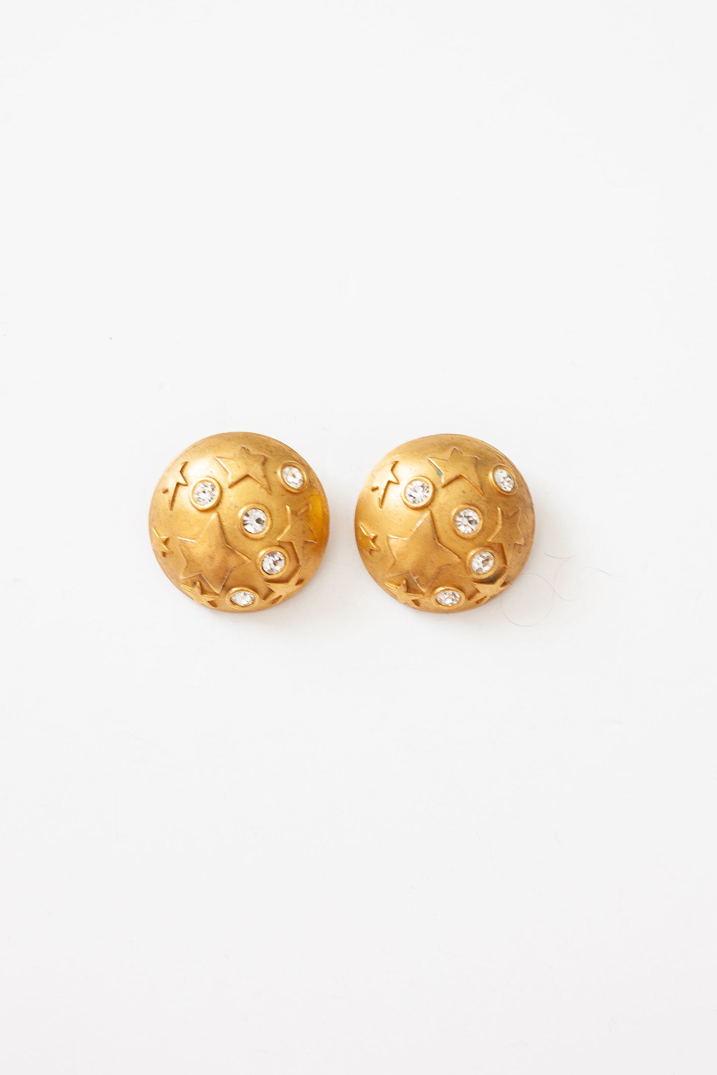 Vintage Round Celestial Earrings