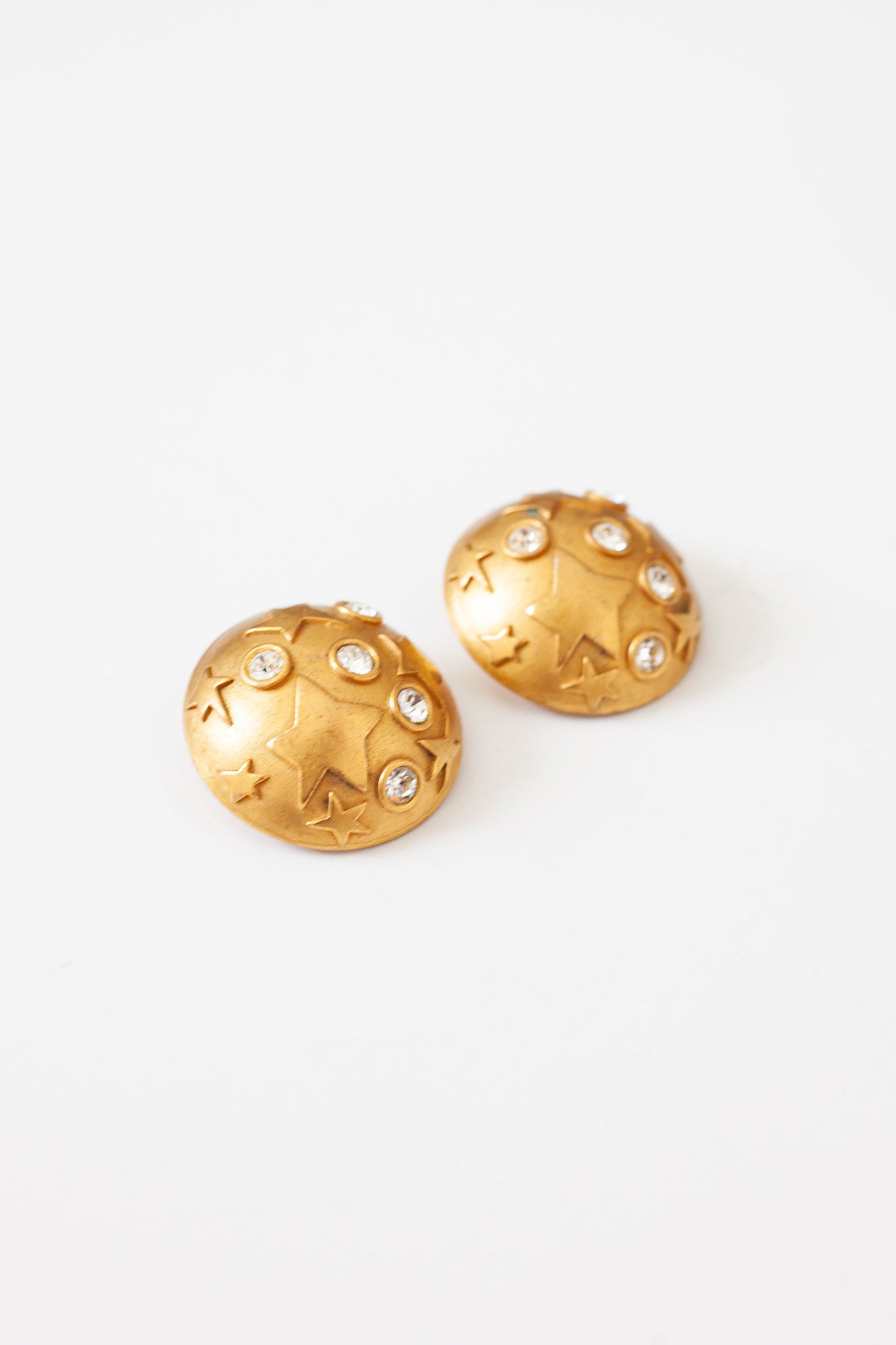 Vintage Round Celestial Earrings