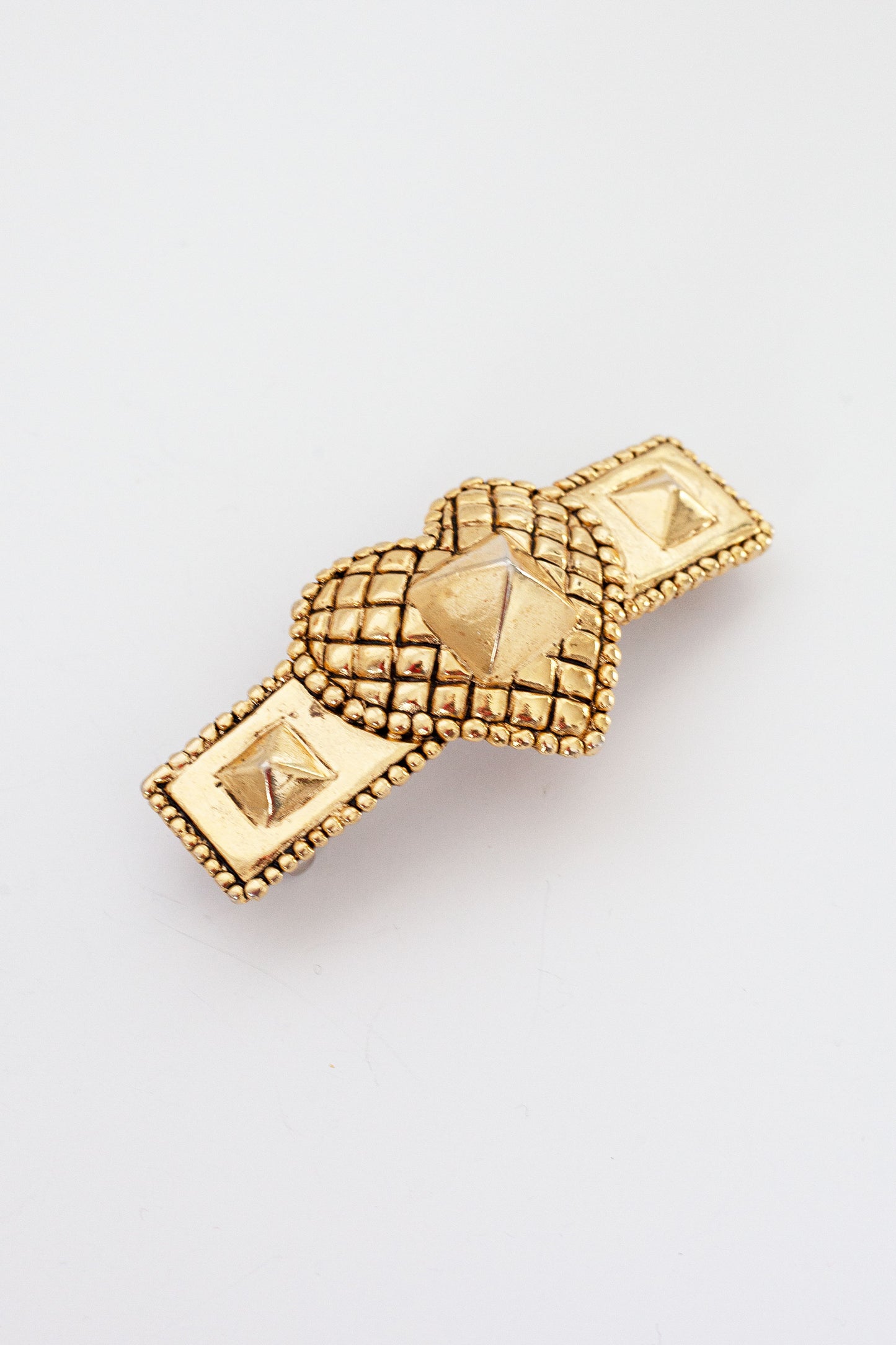 Vintage Large Heart Barrette