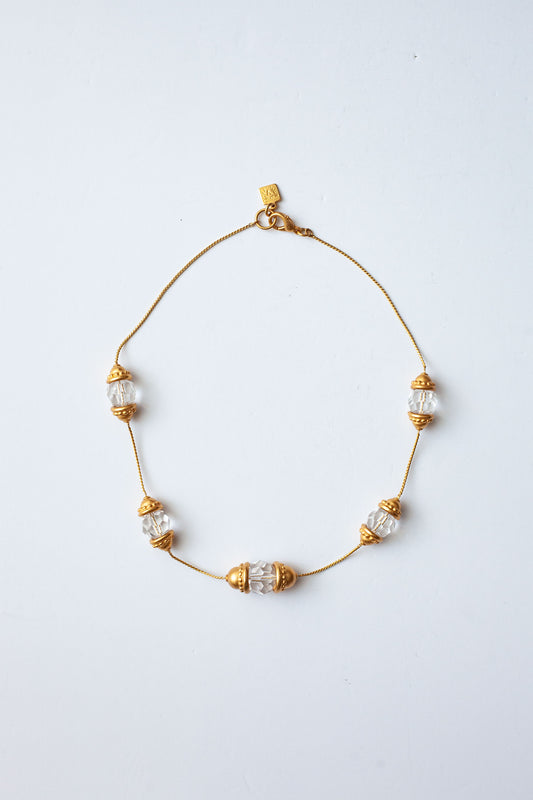 Vintage Crystal Chain Necklae