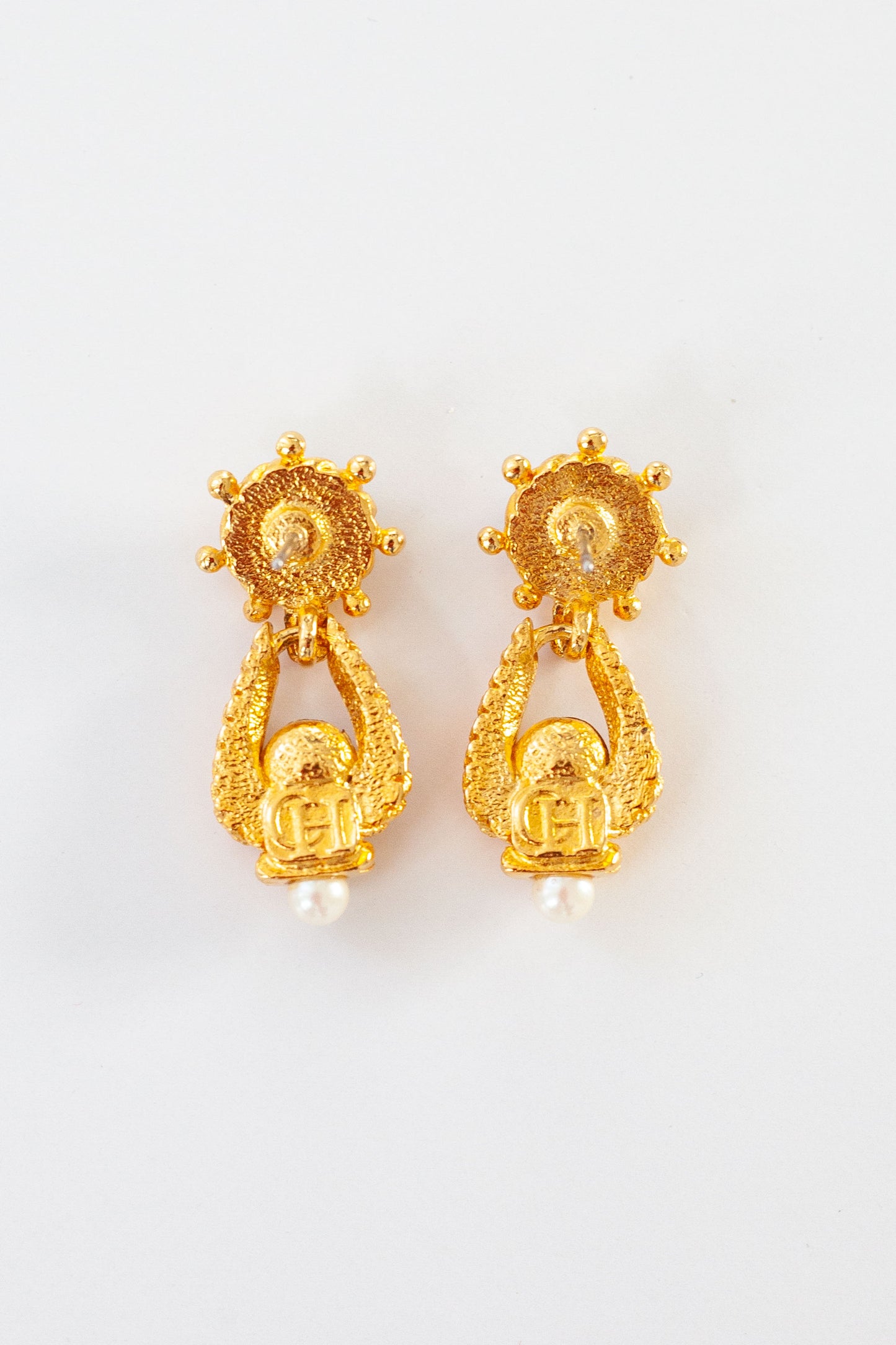 Vintage Designer Nautical Drop Earrings