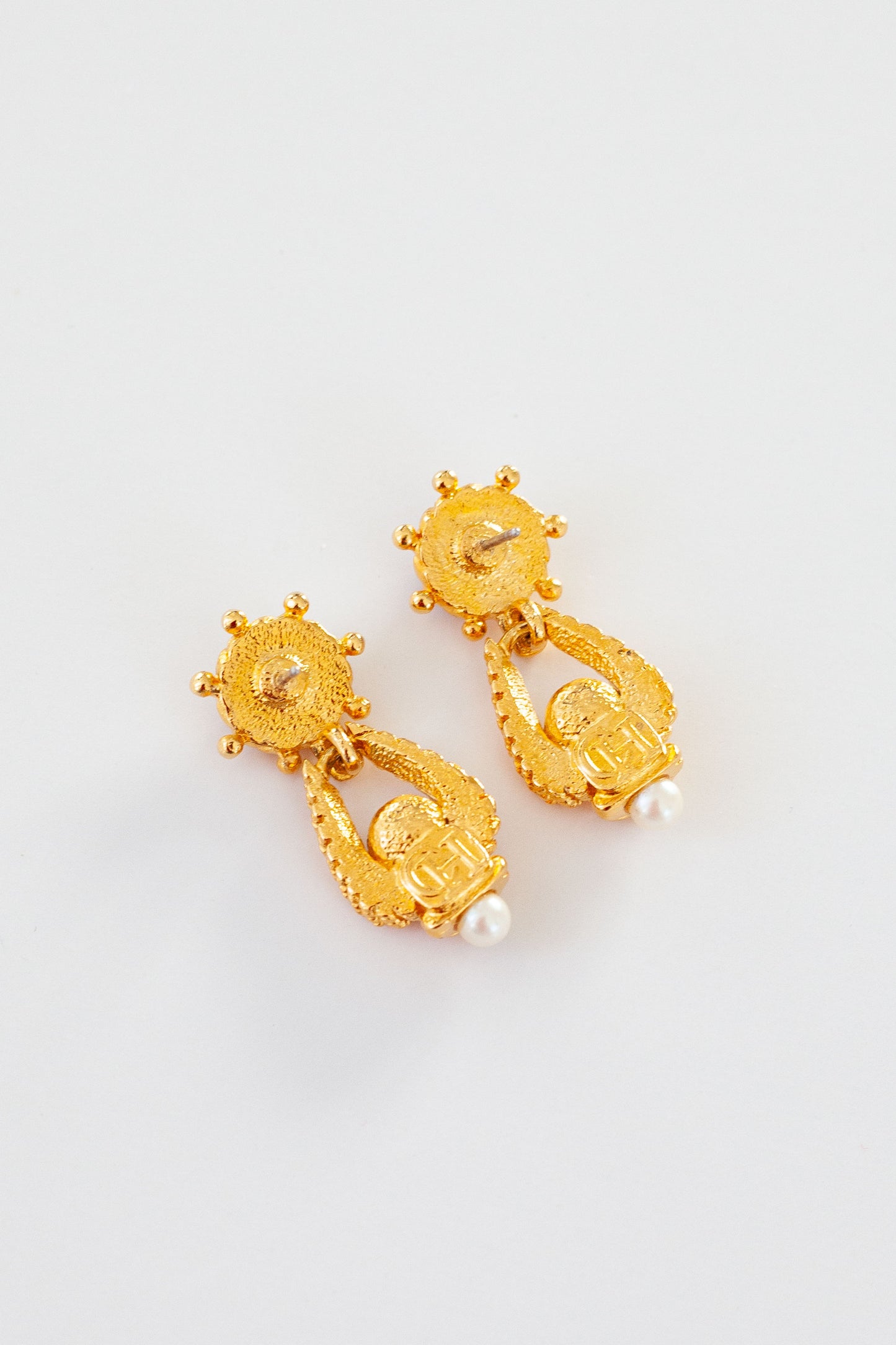 Vintage Designer Nautical Drop Earrings